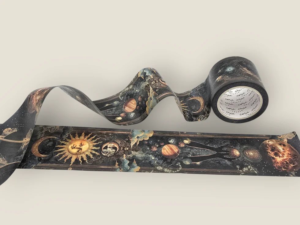 CoraCreaCrafts Outer Space Mystical Washi Tape - Image 3