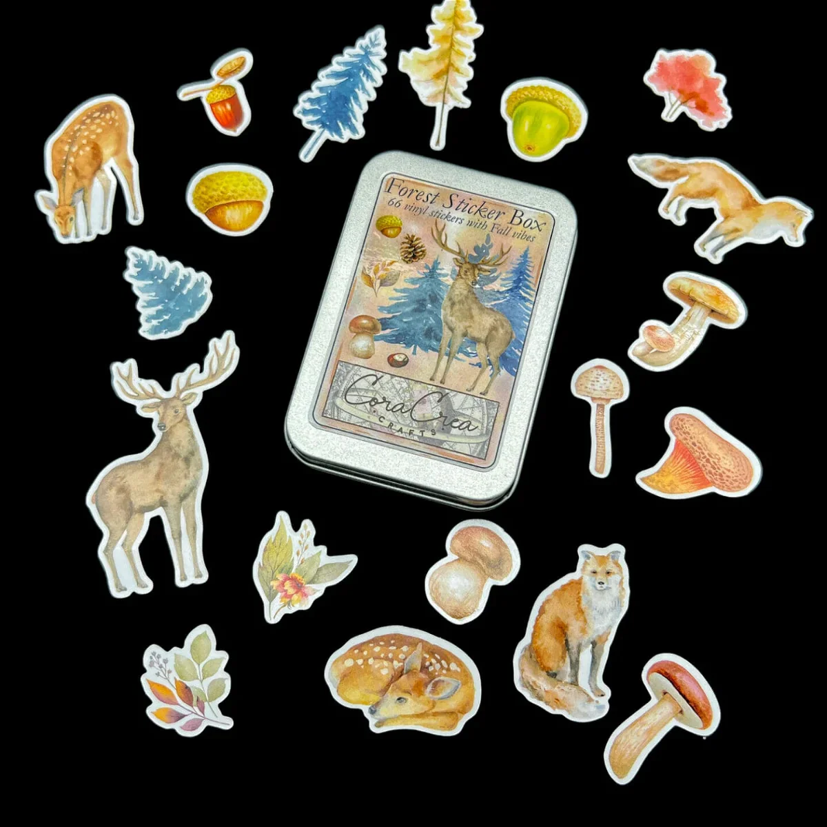 CoraCreaCrafts Sticker Box - Forest - Image 2