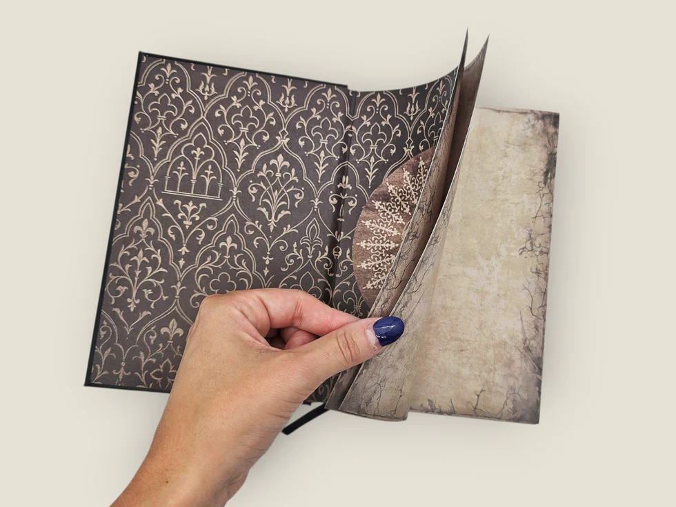 CoraCreaCrafts The Dark Scriptorium Notebook - Image 3