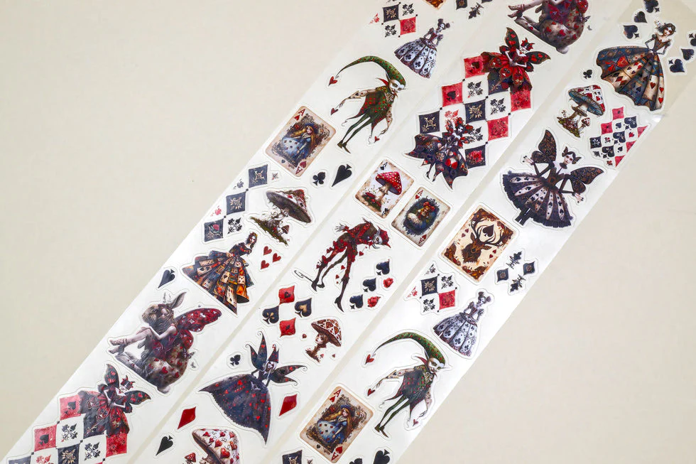 CoraCreaCrafts Washi Tape - Transparent - Alice's Dark Fairies - Image 2