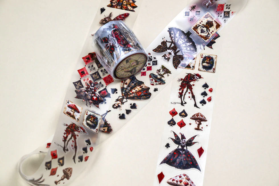 CoraCreaCrafts Washi Tape - Transparent - Alice's Dark Fairies - Image 3