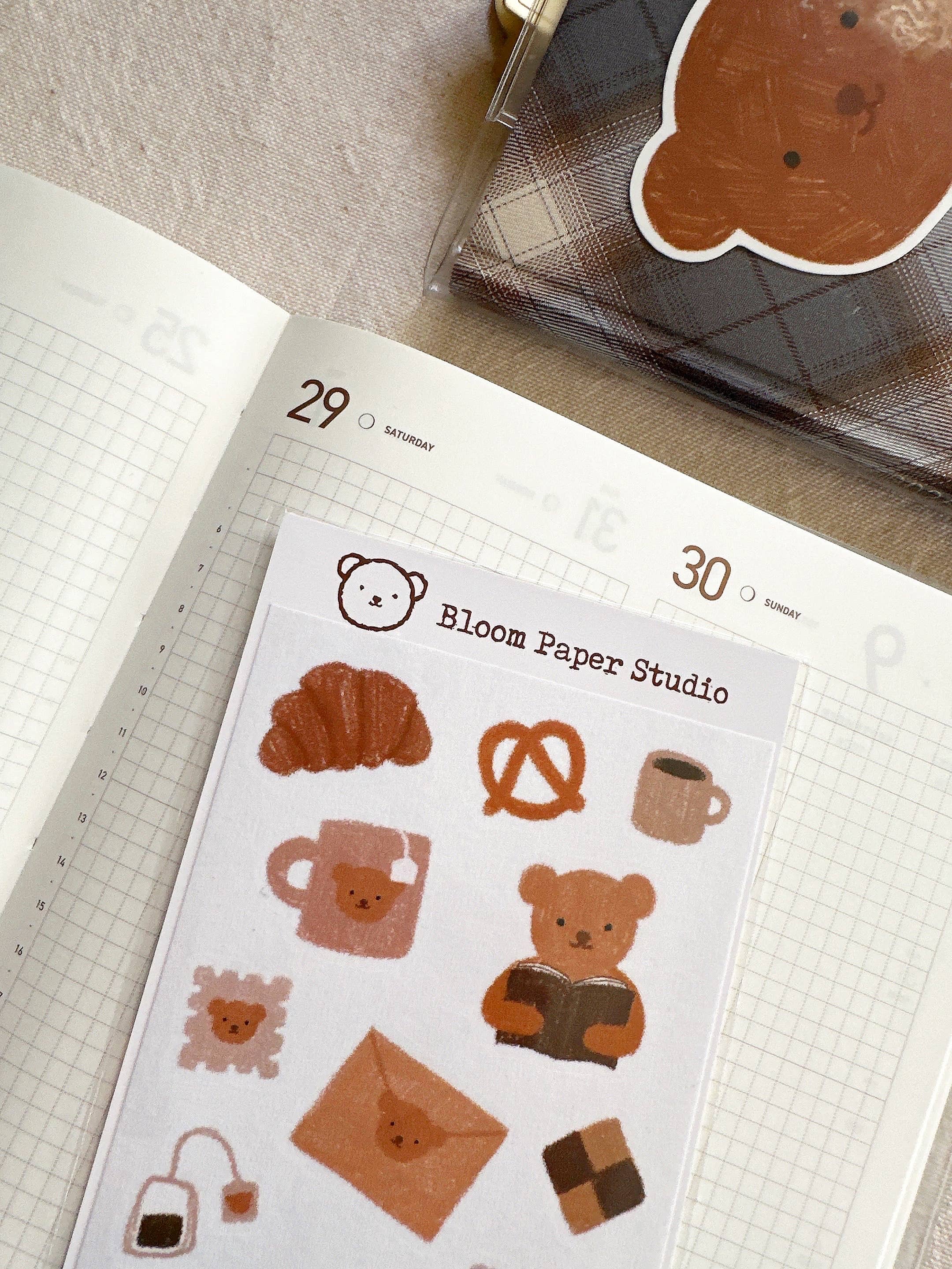 Bloom Paper Studio Cute Tea Planner Stickers - Image 3