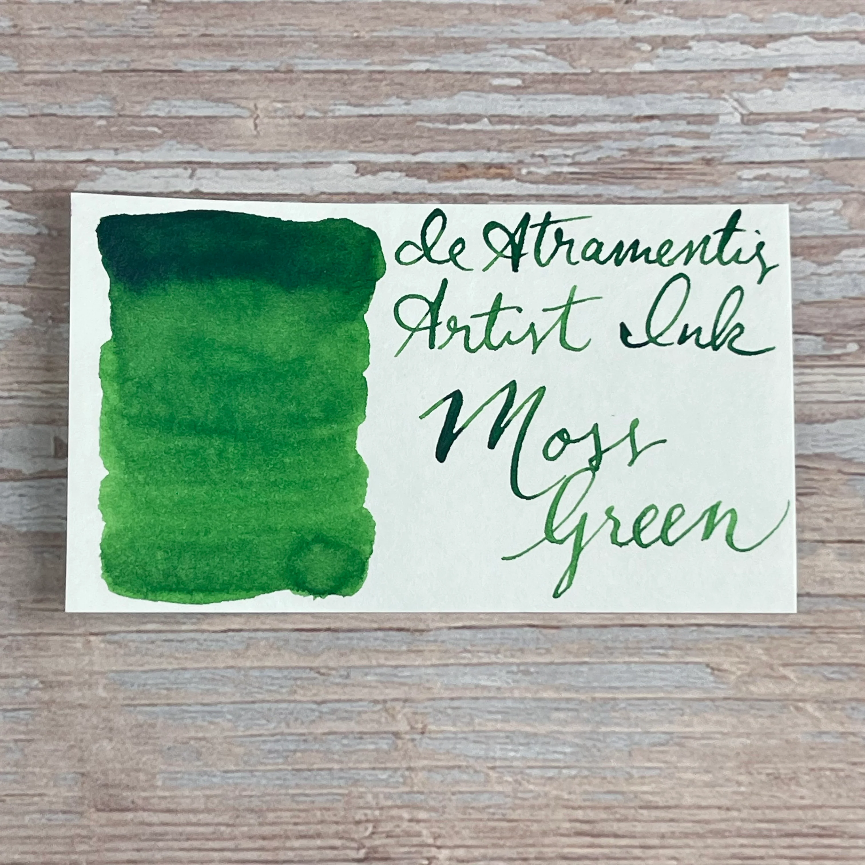 De Atramentis Artist Moss Green - 50ml Bottled ink