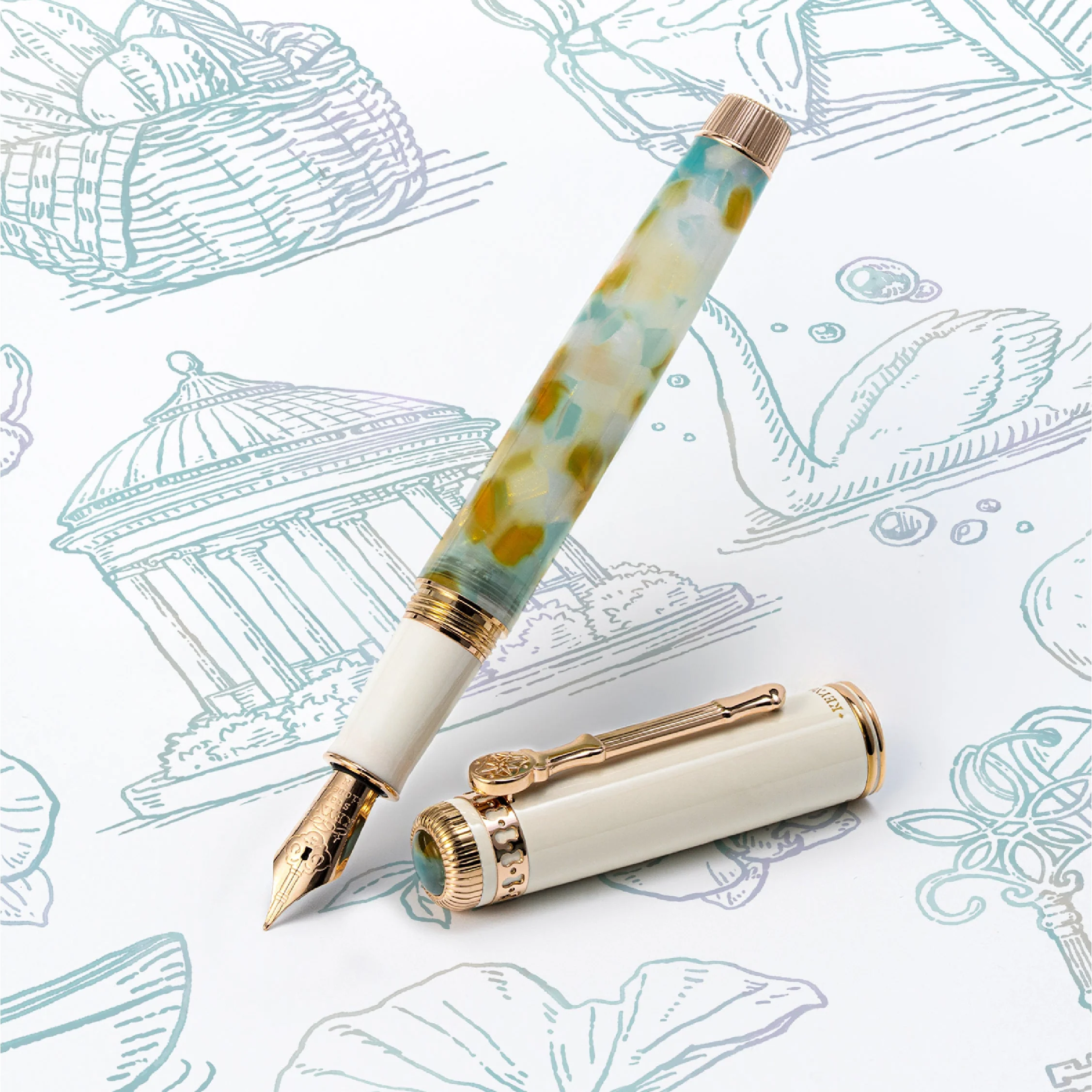 Dominant Industry Keyno Fountain Pen - No.001 Serenity - Image 4
