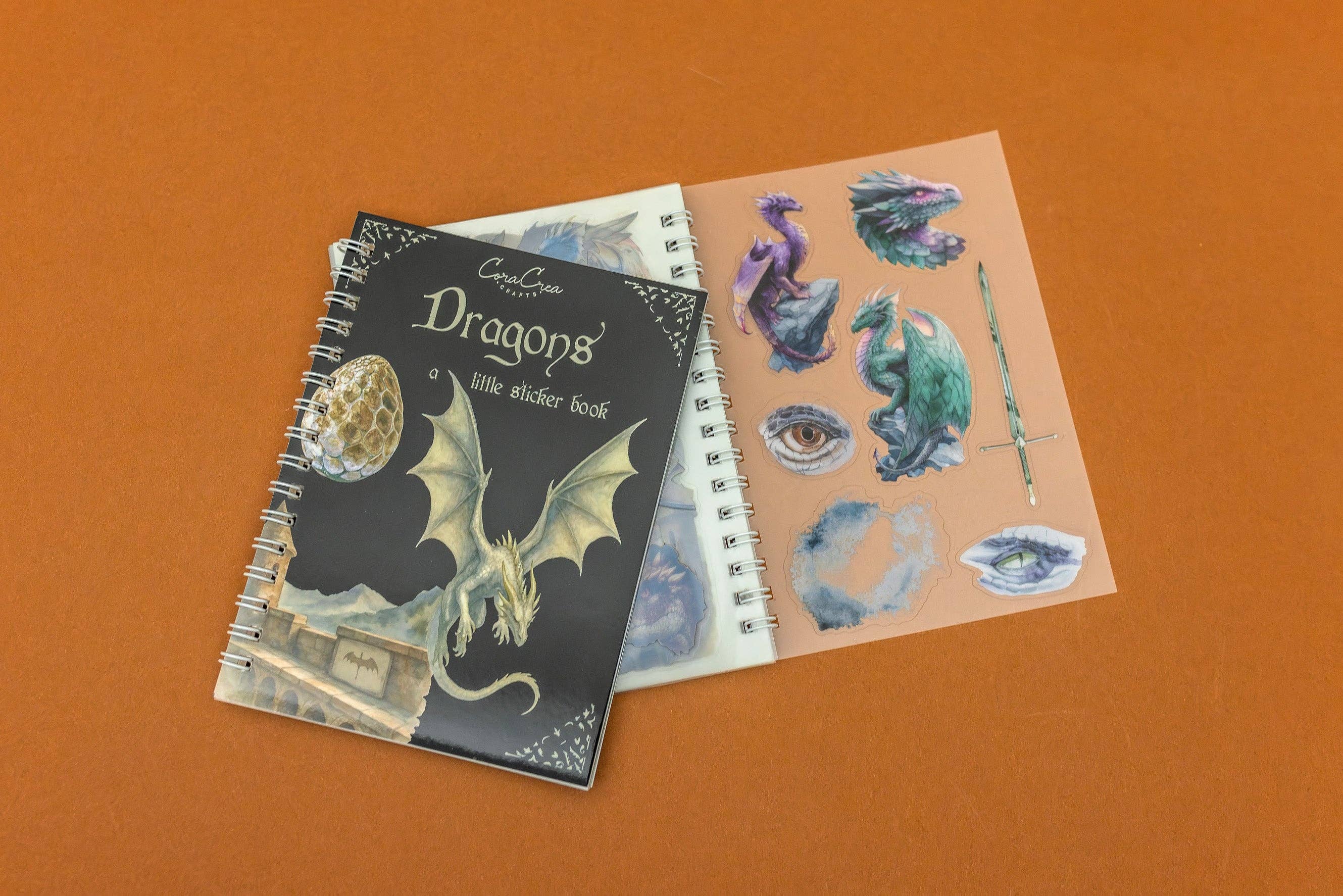 CoraCreaCrafts Dragons Sticker Book - Image 3