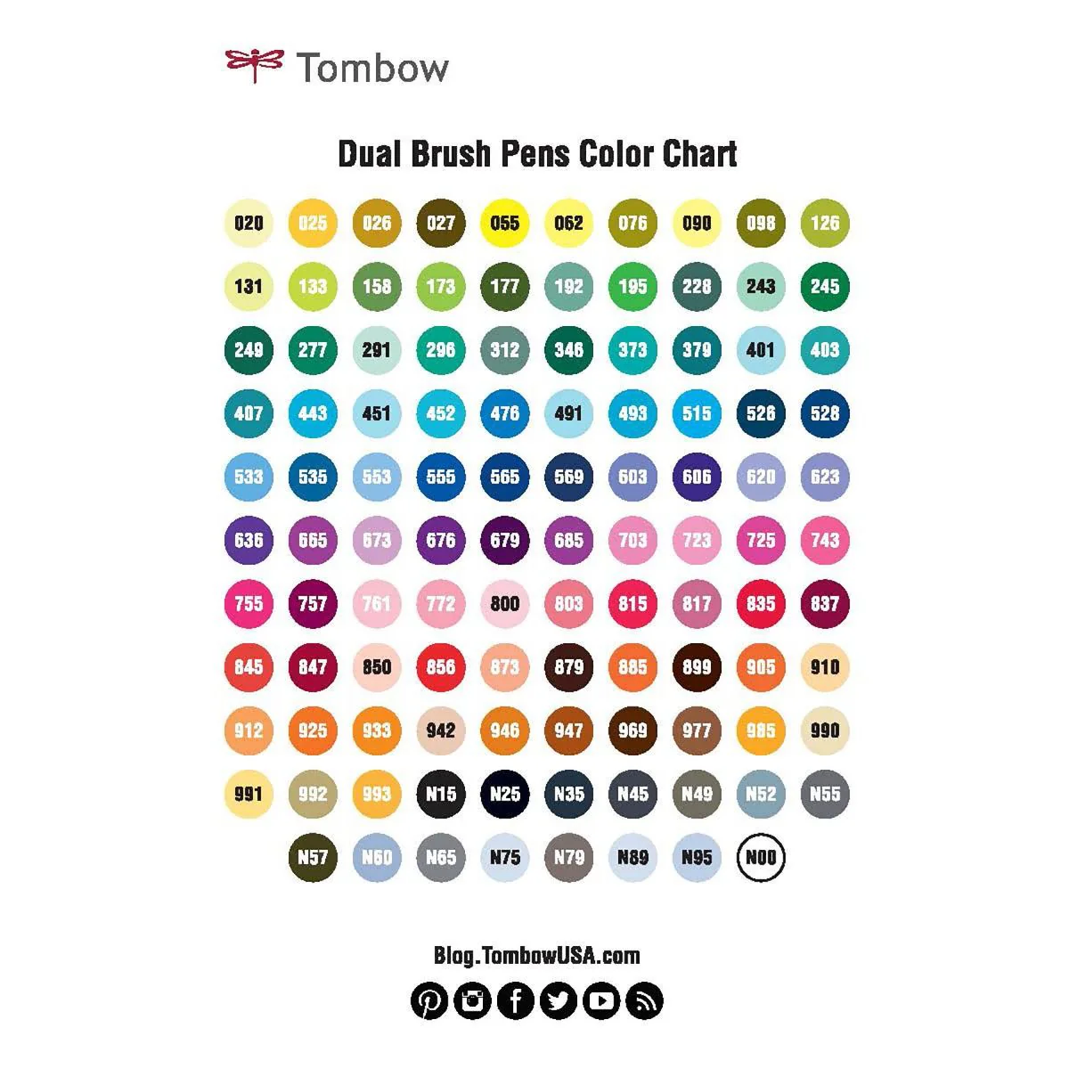 Tombow Dual Brush Marker - Tropical Palette - Image 7