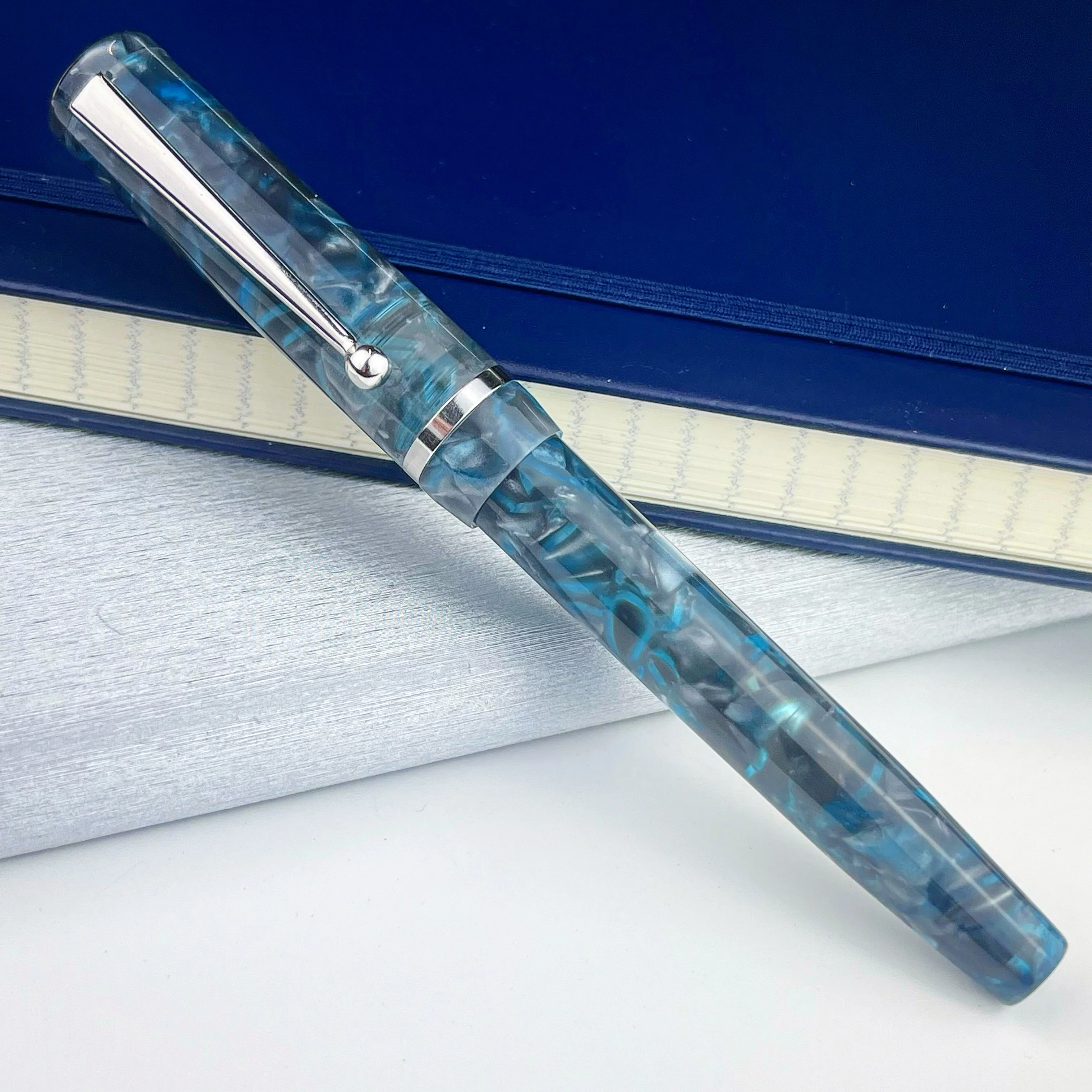 Edison Beaumont Fountain Pen - Moonbreaker - Image 4