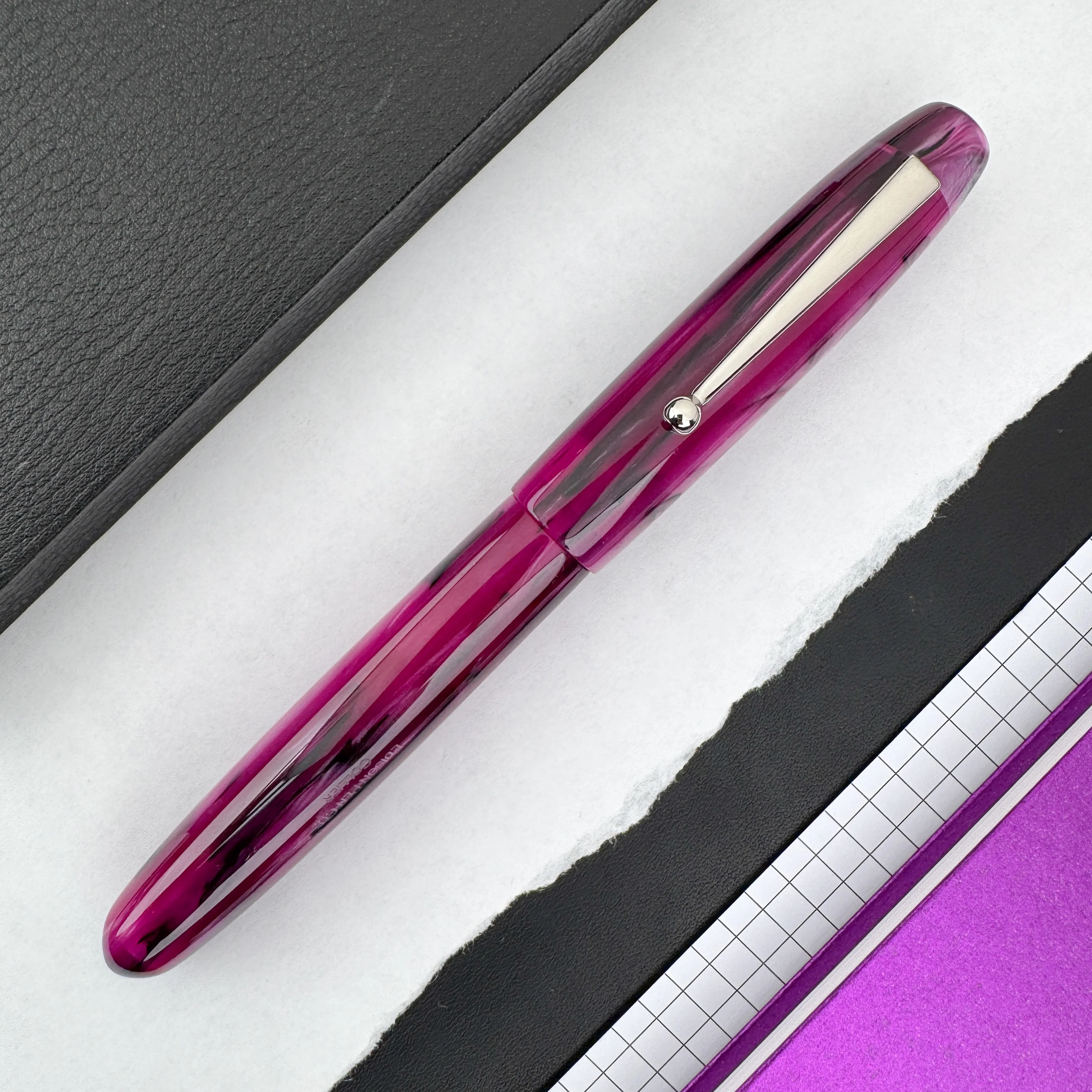 Edison Collier Fountain Pen - Ancient Orchid - Image 2