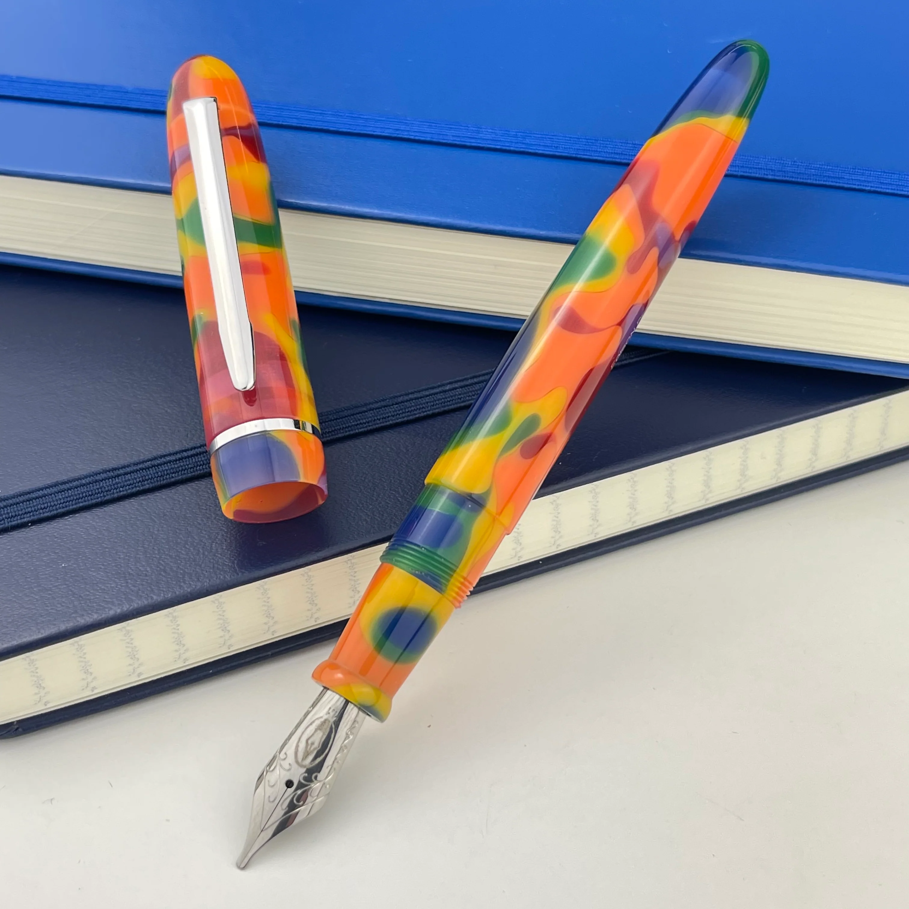 Edison Menlo Fountain Pen - Fingerpaints - Image 3