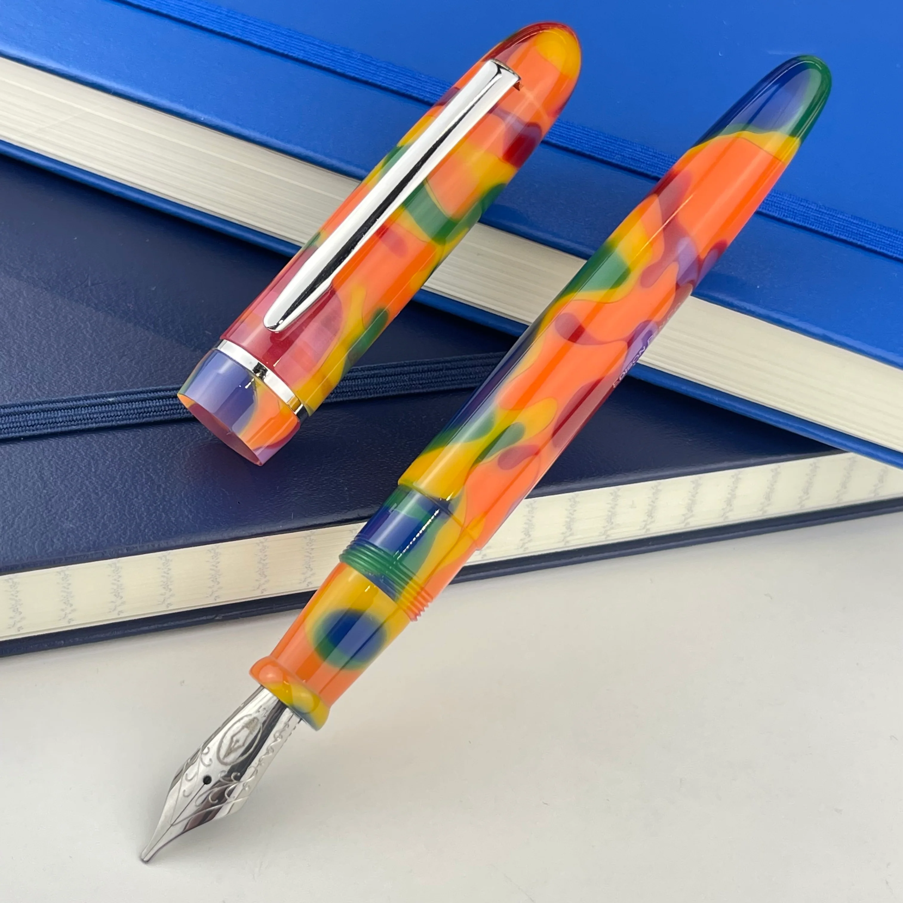 Edison Menlo Fountain Pen - Fingerpaints - Image 5