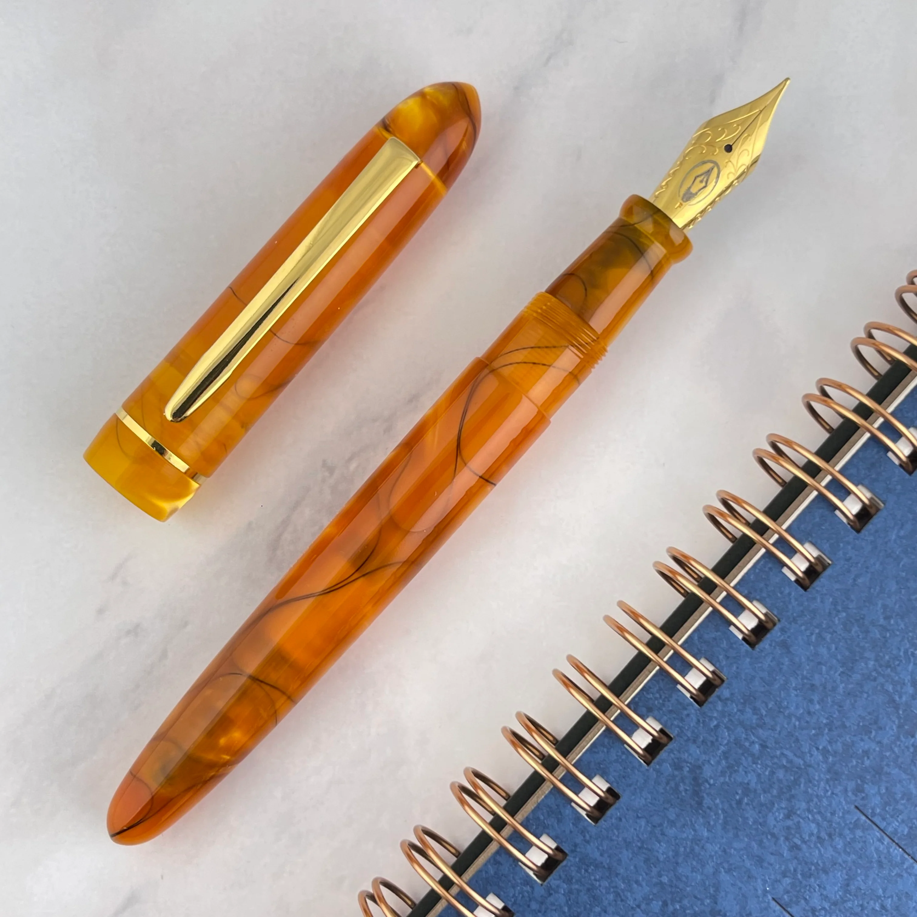 Edison Menlo Fountain Pen - Sweet Honey - Image 2