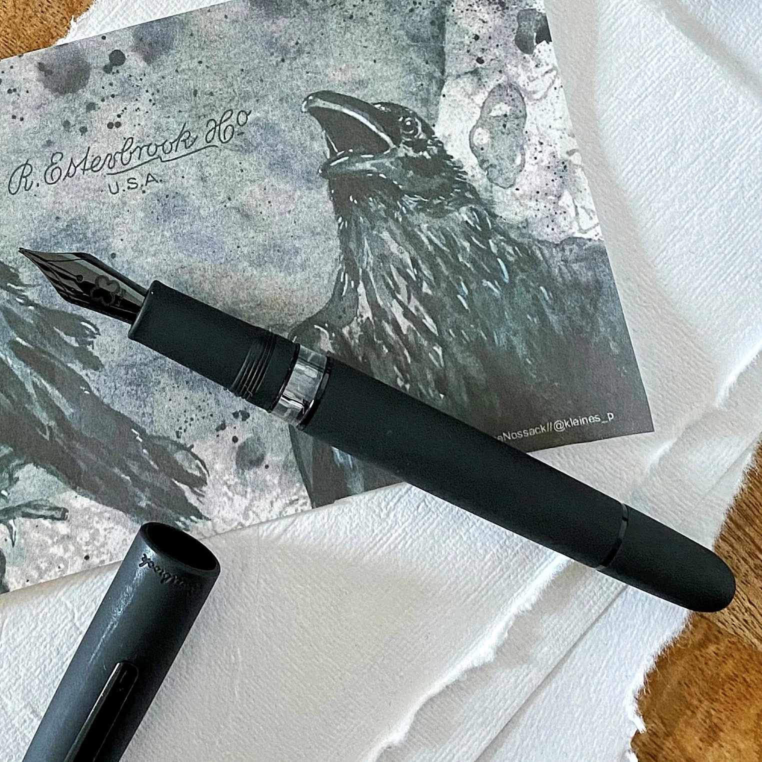Esterbrook Estie Push Button Fountain Pen - Raven (Limited Edition) - Image 4