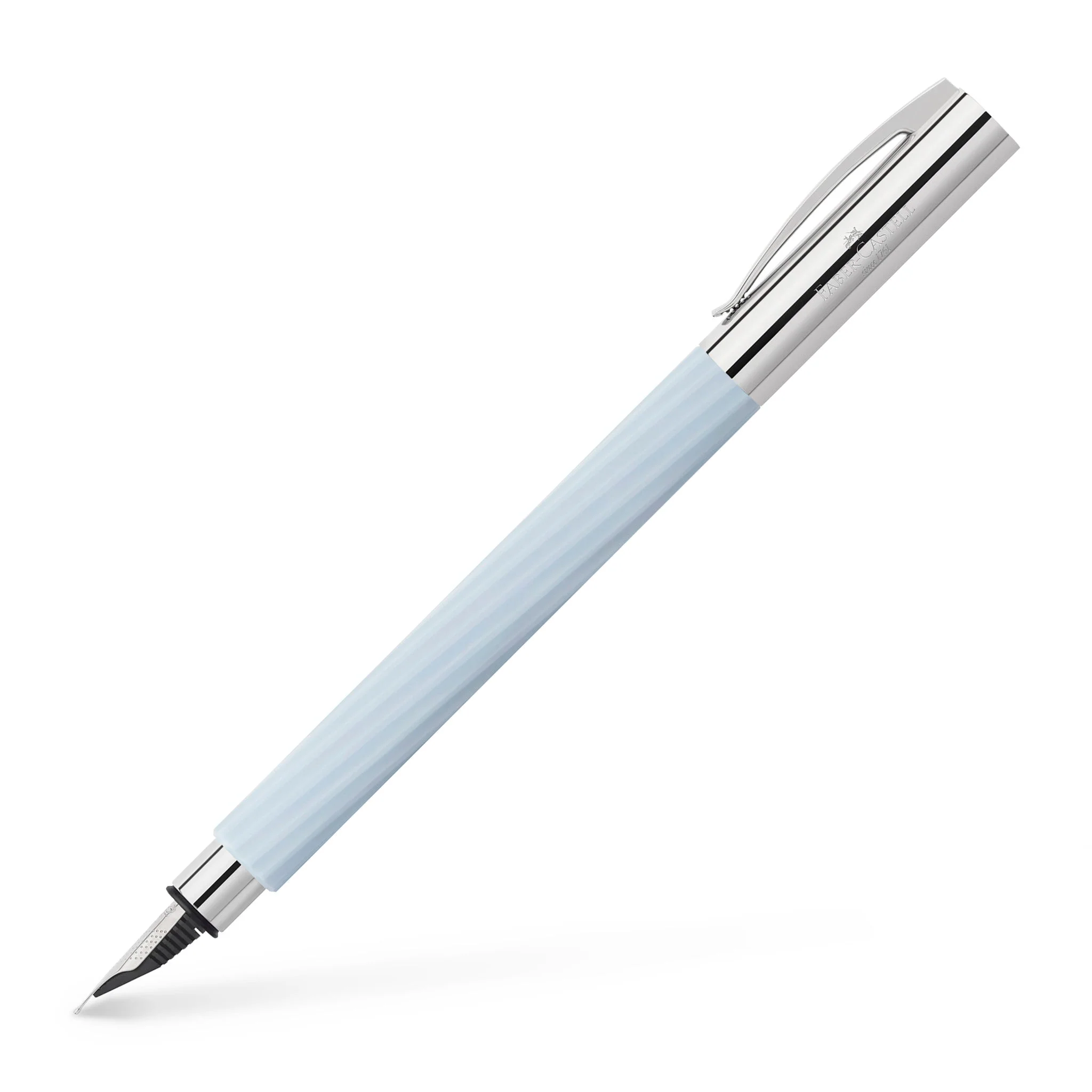 Faber-Castell Ambition Fountain Pen - Italic Ice Blue (Limited Edition) - Image 3