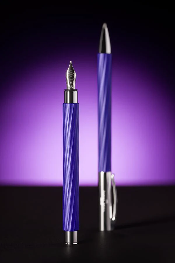 Faber-Castell Ambition Italic Ballpoint Pen - Midnight Mauve - Image 2