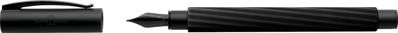Faber-Castell Ambition Italic Fountain Pen - Obsidian - Image 2