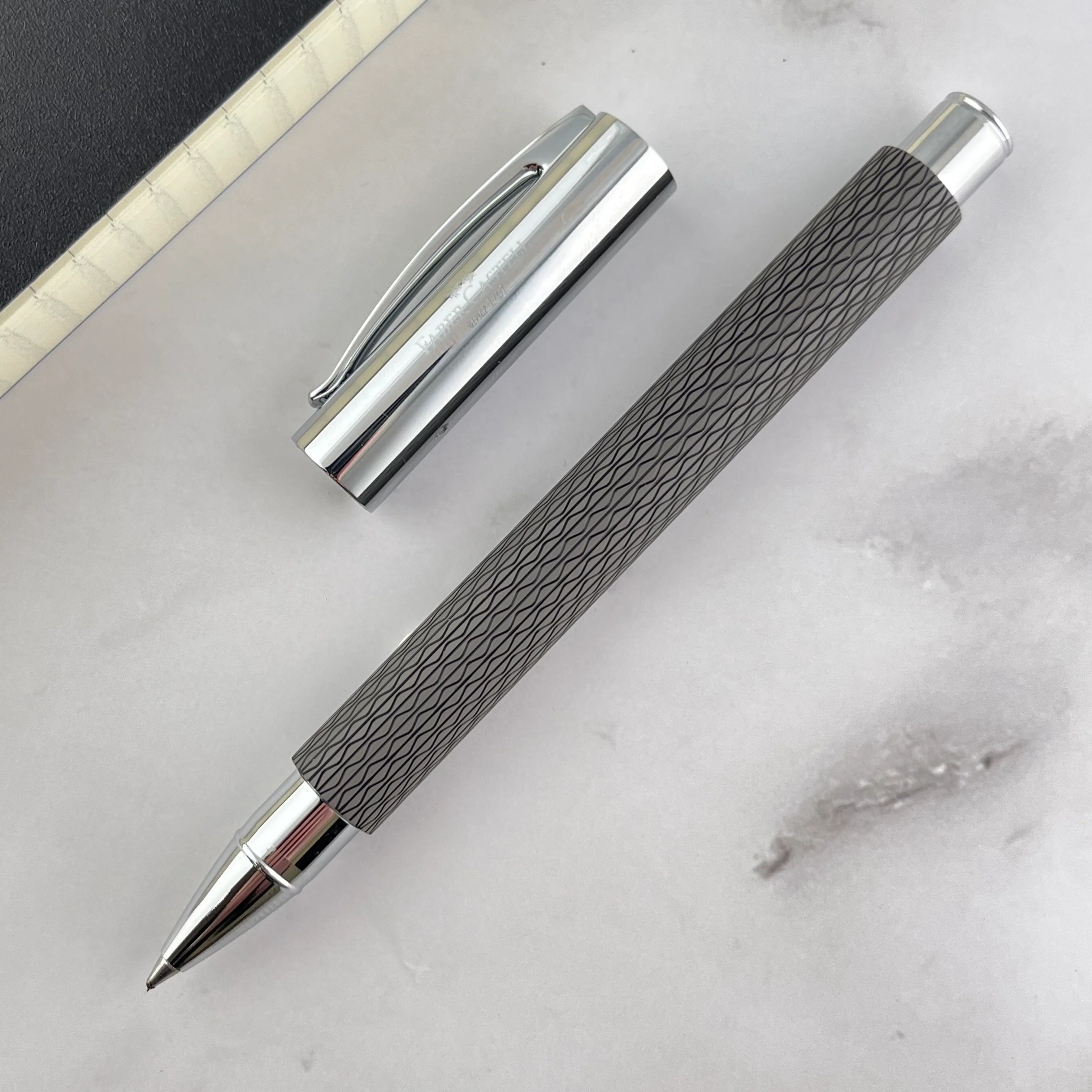 Faber-Castell Ambition Rollerball Pen - Opart Black Sand - Image 2