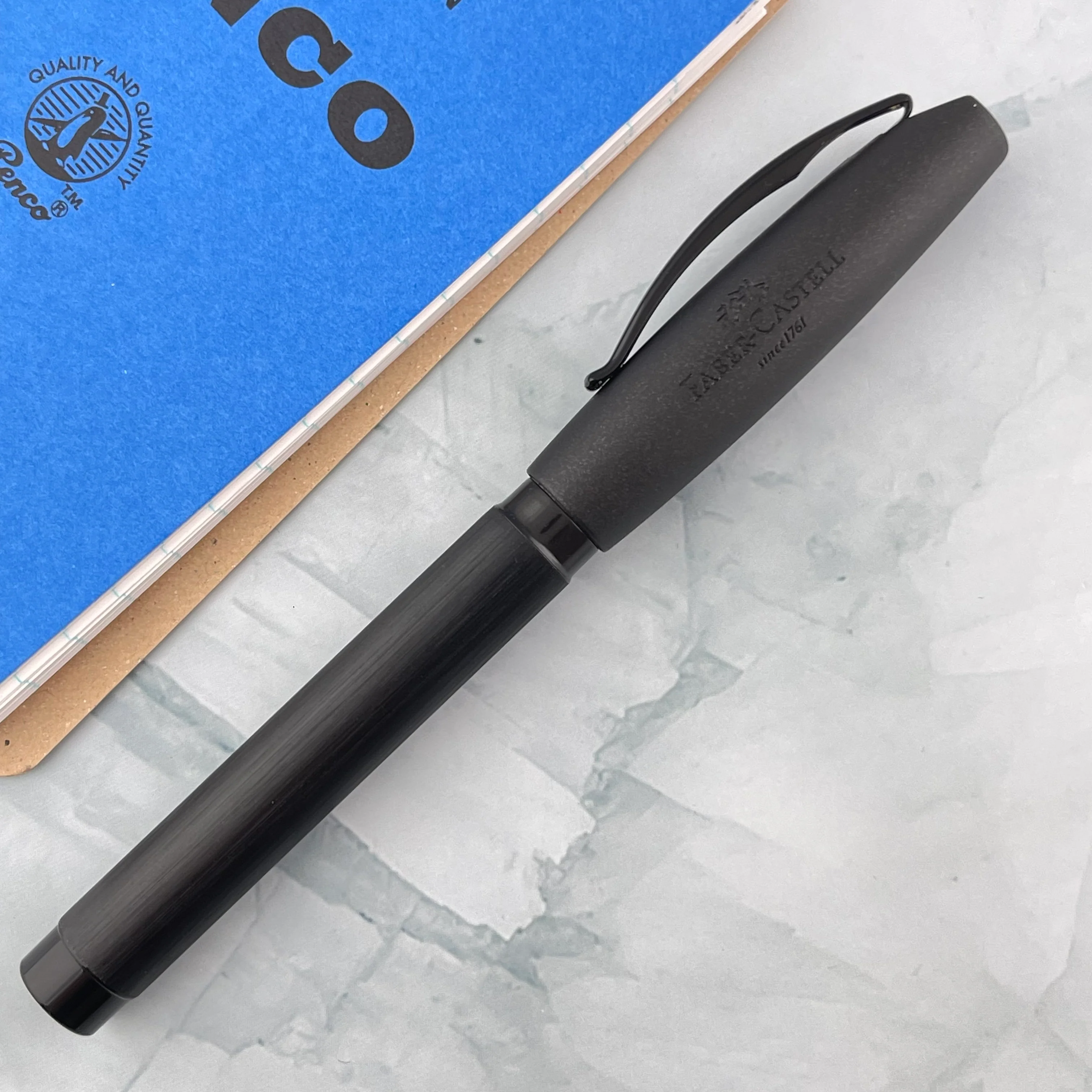 Faber-Castell Essentio Fountain Pen - Aluminum Black - Image 2