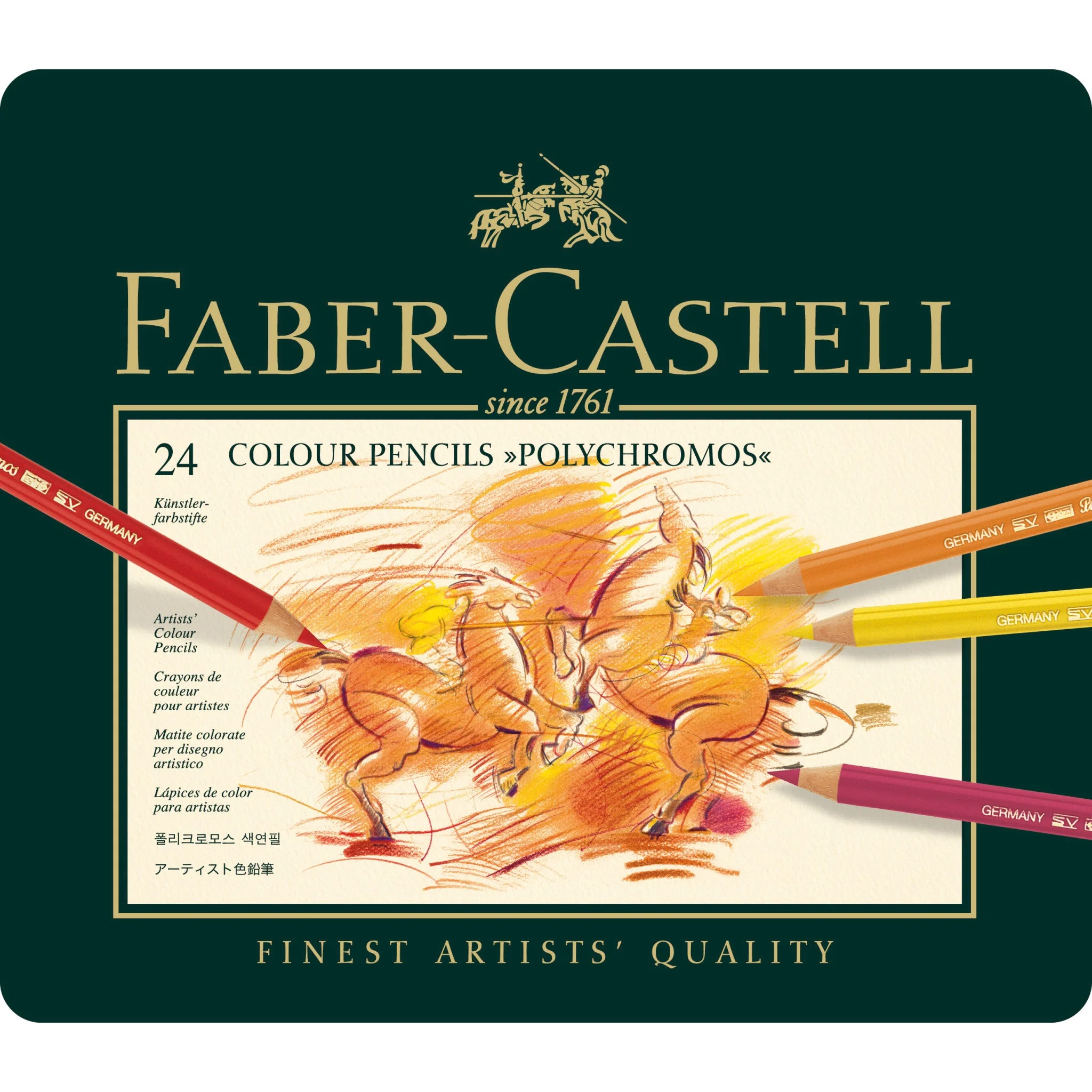 Faber-Castell Polychromos Color Pencils - 24 pack - Image 3