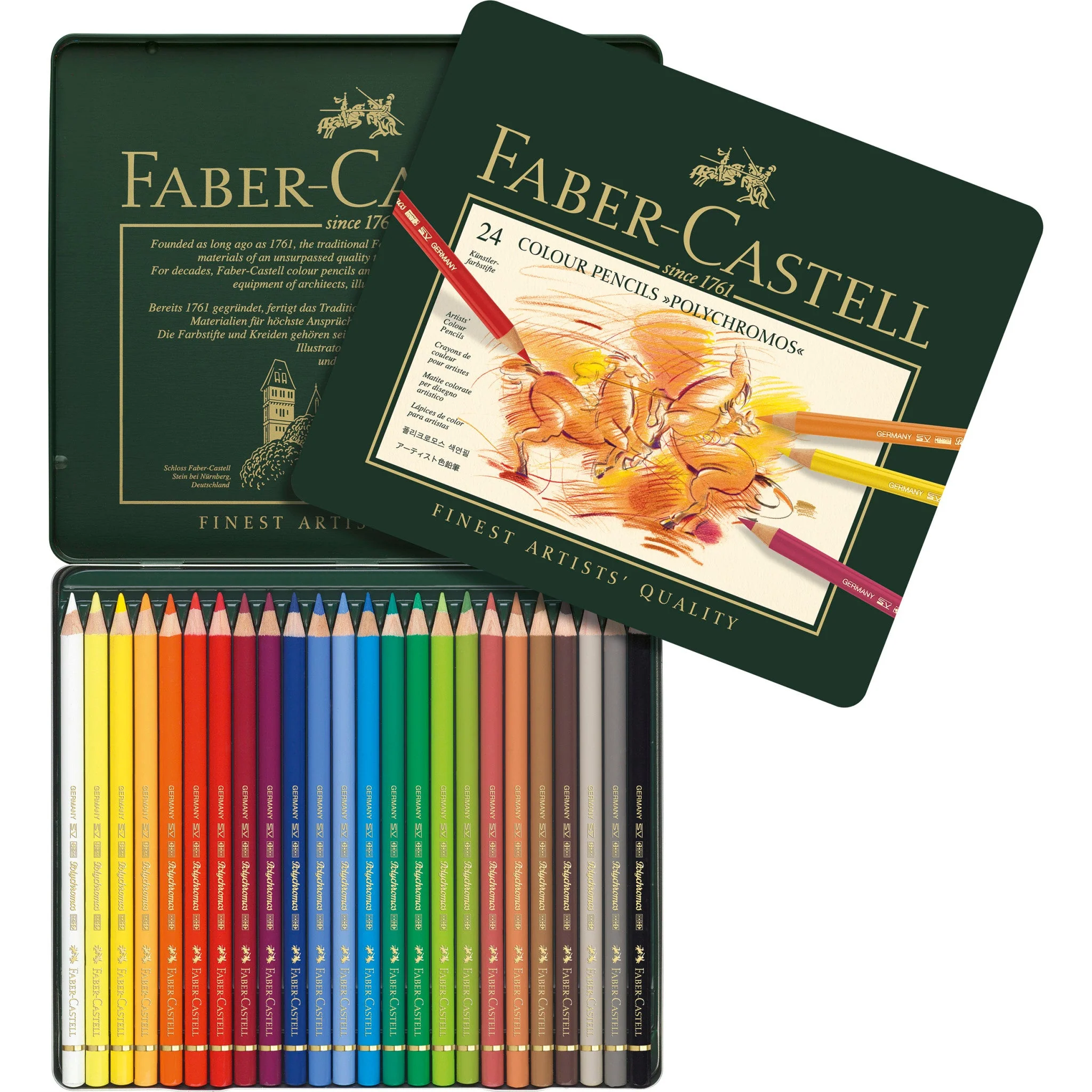 Faber-Castell Polychromos Color Pencils - 24 pack - Image 4