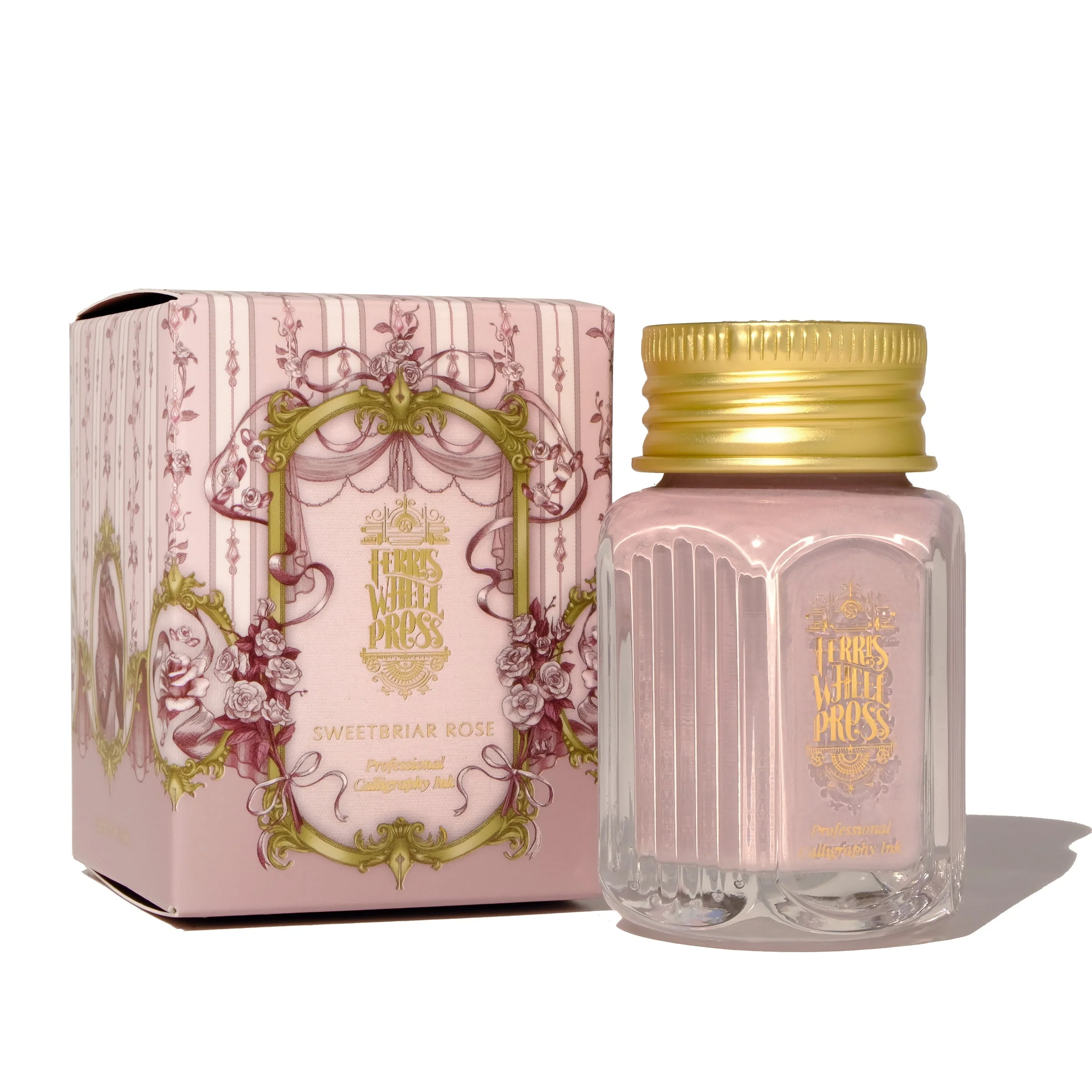 Ferris Wheel Press Sweet Briar Rose - 28ml Calligraphy Bottled Ink - Image 2