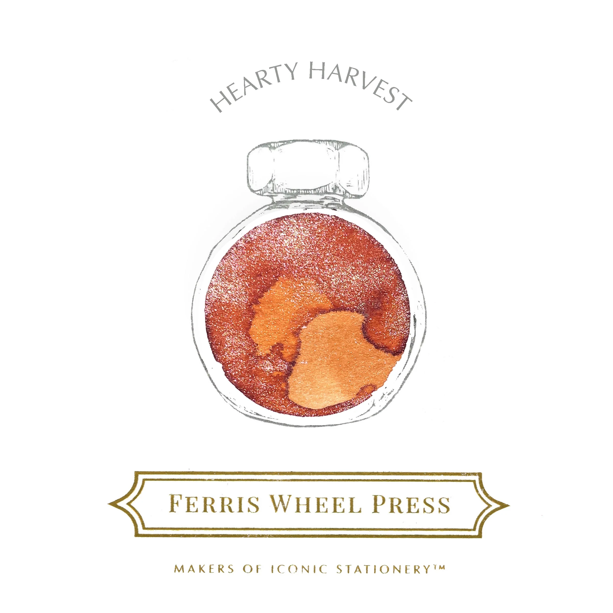 Ferris Wheel Press Hearty Harvest - 38ml bottled Ink - Image 3