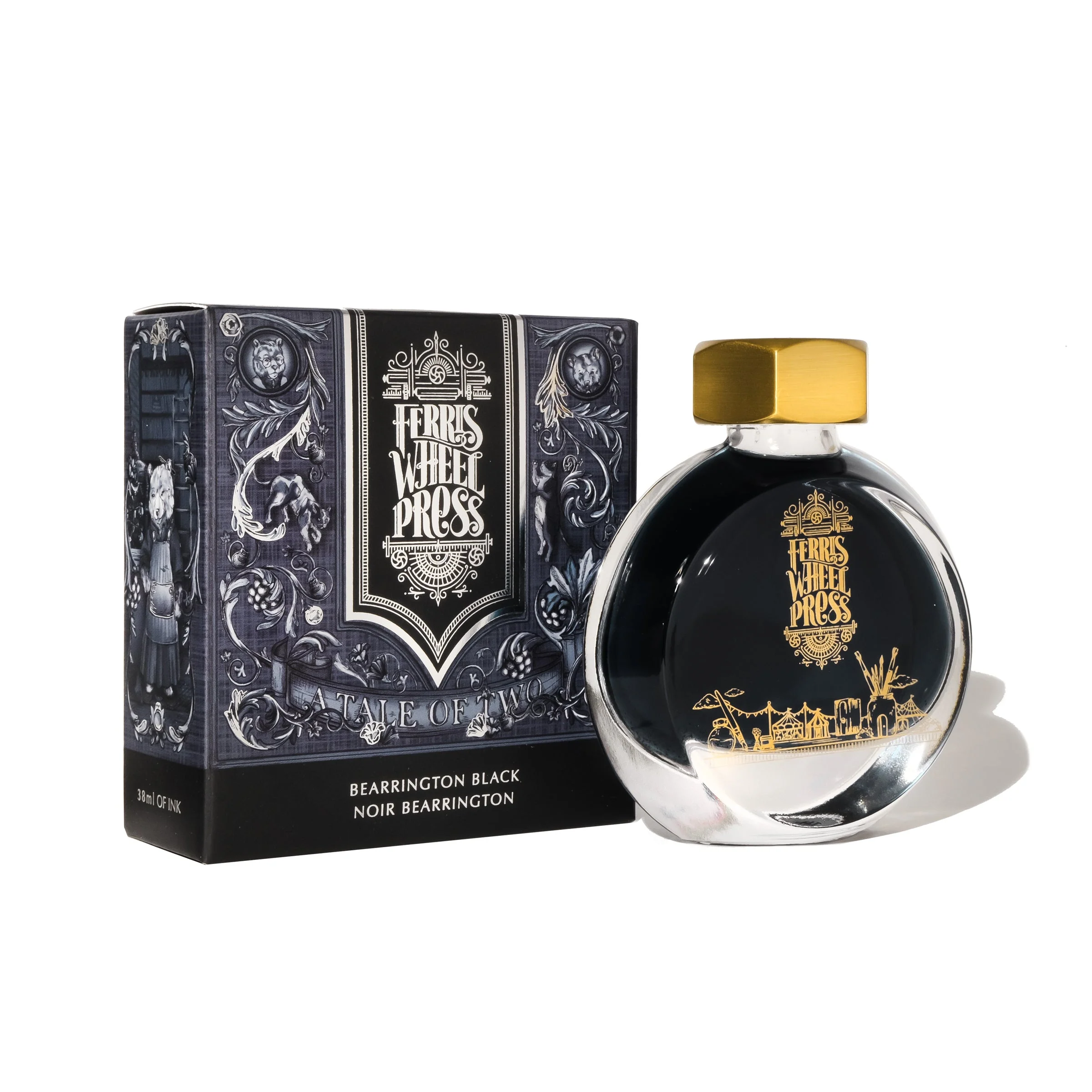 Ferris Wheel Press Bearrington Black - 38ml Bottled Ink - Image 2
