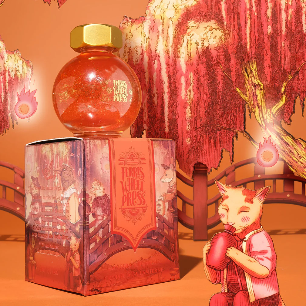 Ferris Wheel Press Bestiary Series - Lantern Crossing - 20ml bottled Ink (Special Edition) - Image 4