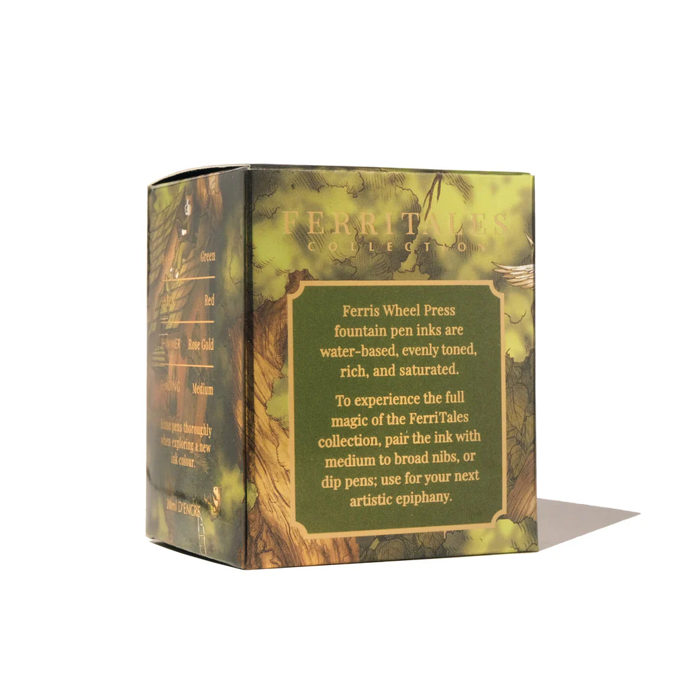 Ferris Wheel Press Bestiary Series - Lost in the Leaves - 20ml bottled Ink (Special Edition) - Image 7
