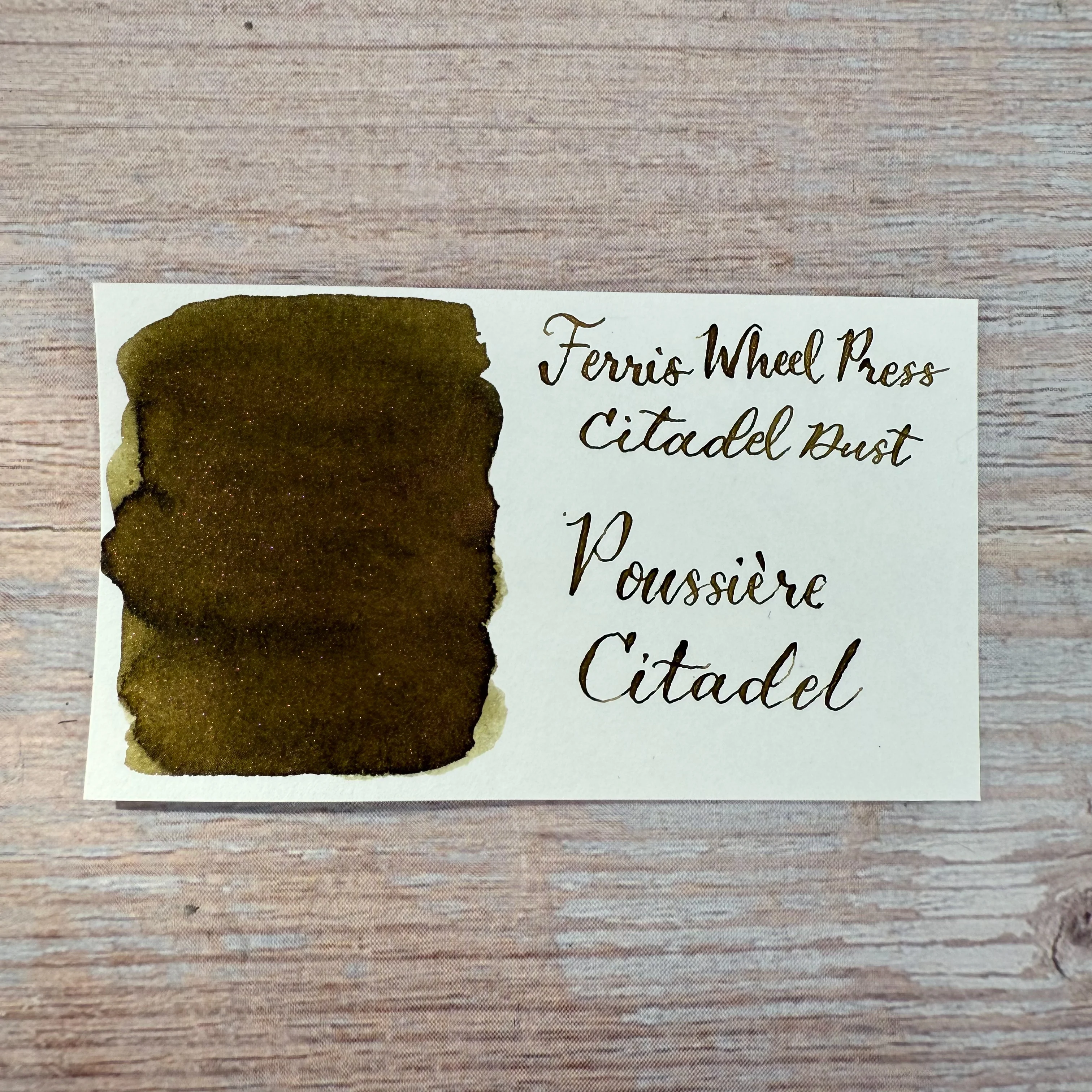Ferris Wheel Press Citadel Dust - 20ml Bottled Ink