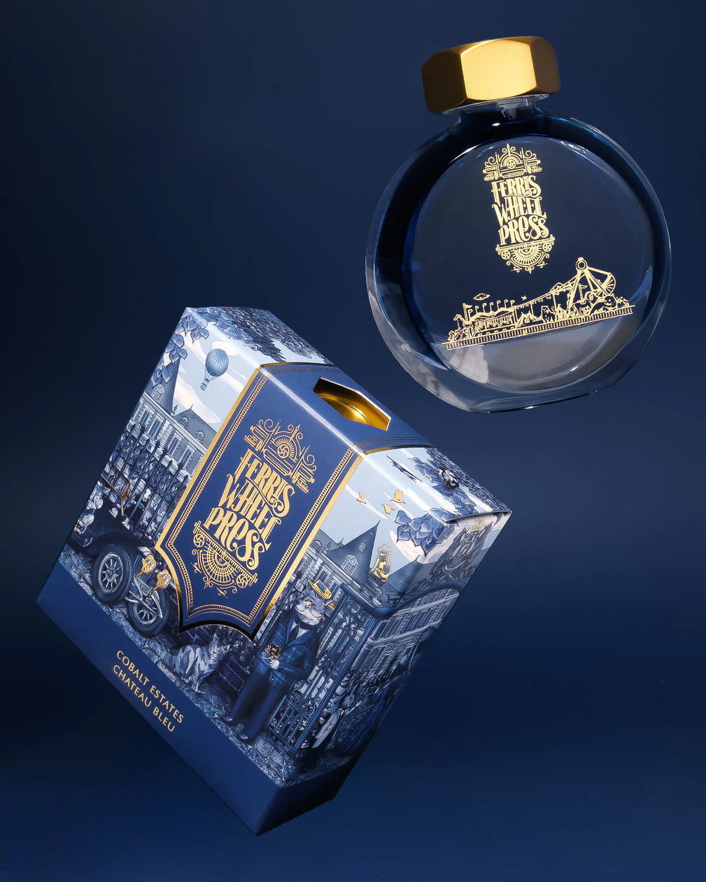 Ferris Wheel Press - Cobalt Estates - 38ml Bottled Ink (Special Edition) - Image 6