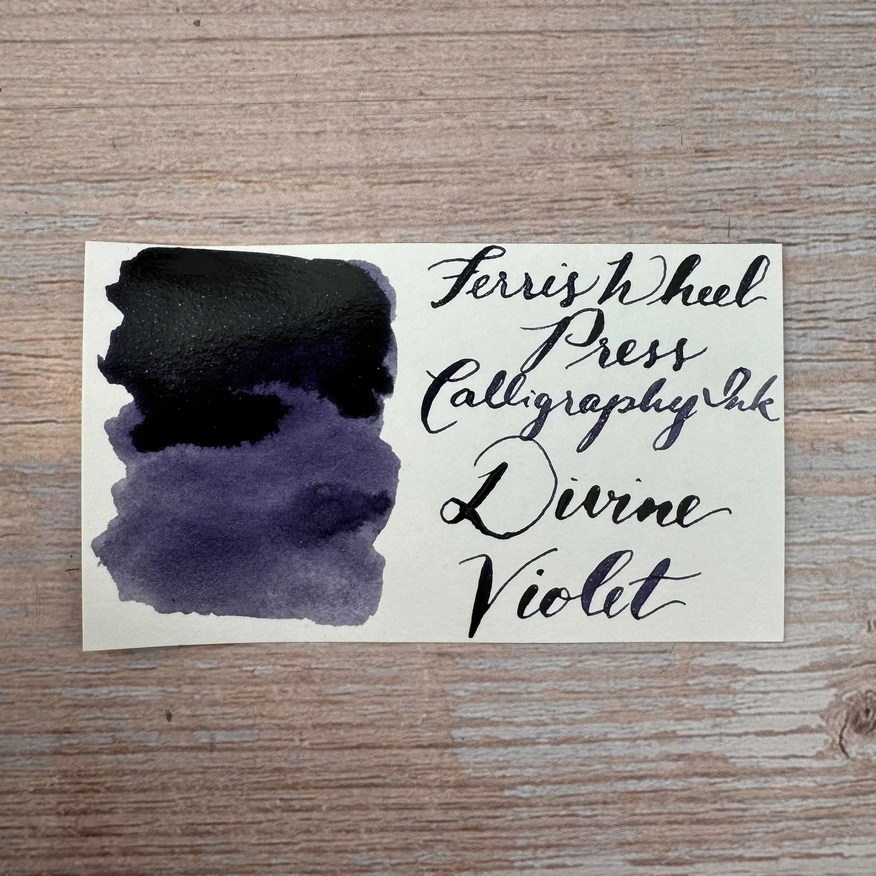 Ferris Wheel Press Divine Violet - 28ml Calligraphy Bottled Ink