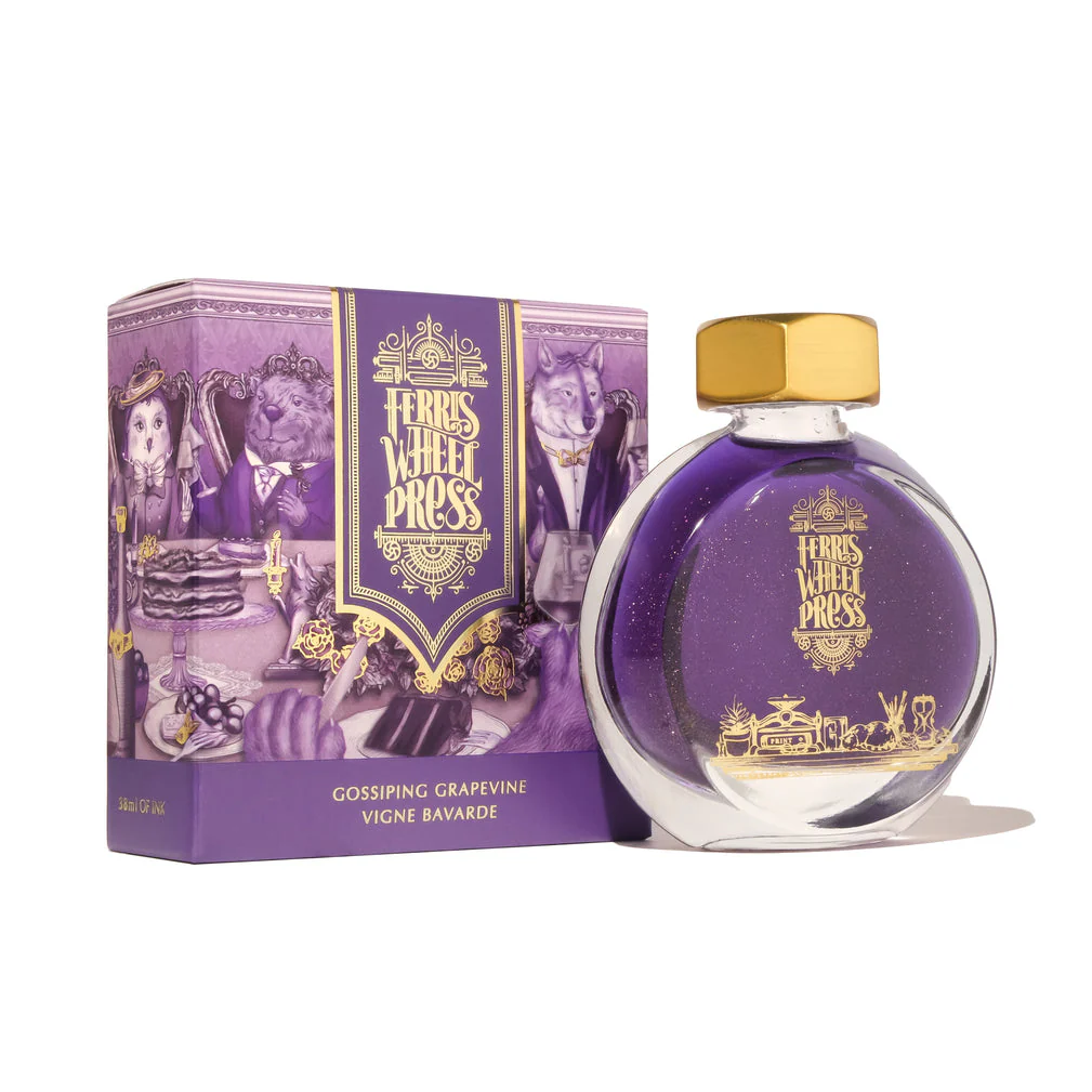 Ferris Wheel Press - Gossiping Grapevine - 38ml Bottled Ink (Special Edition) - Image 2