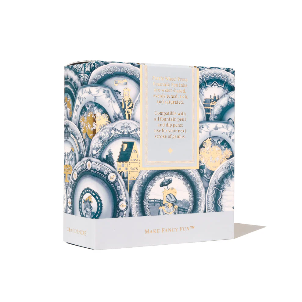 Ferris Wheel Press La Belle Epoque Collection - Porcelain Past - 38ml Bottled Ink - Image 4