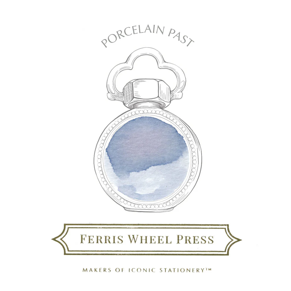 Ferris Wheel Press La Belle Epoque Collection - Porcelain Past - 38ml Bottled Ink - Image 6