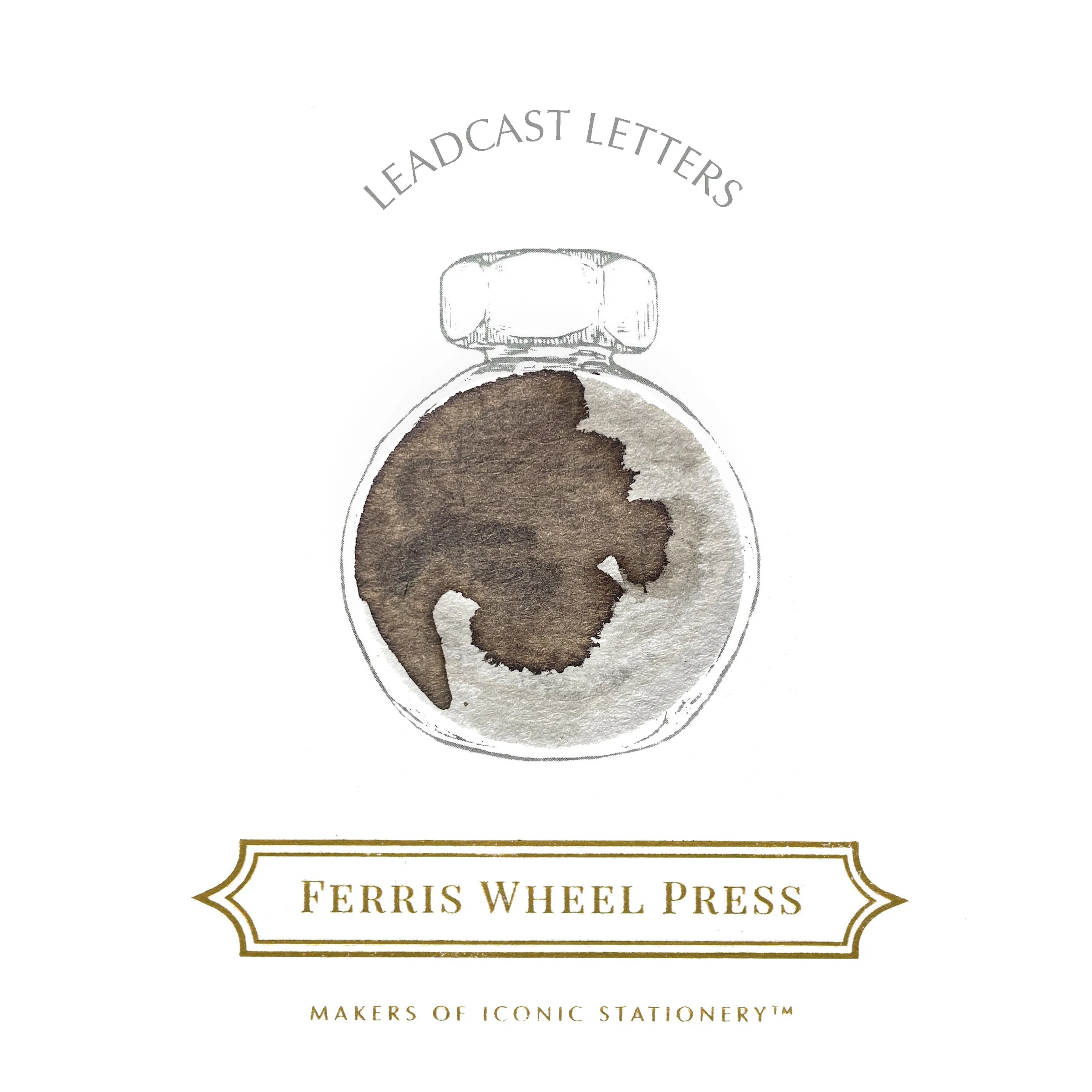 Ferris Wheel Press Leadcast Letters - 38ml Bottled Ink - Image 3
