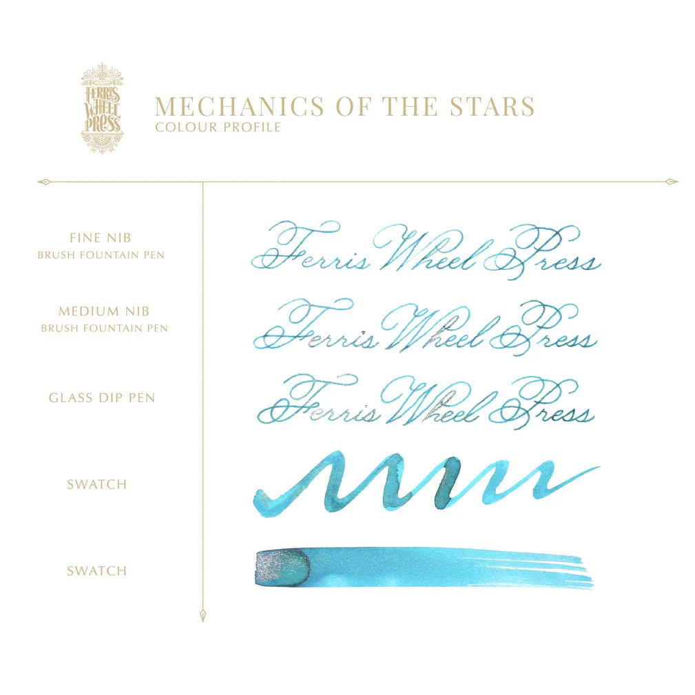 Ferris Wheel Press - Mechanics of the Stars - 38ml Bottled Ink - Image 5