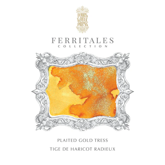 Ferris Wheel Press Plaited Gold Tress - 20ml bottled Ink (Special Edition) - Image 3