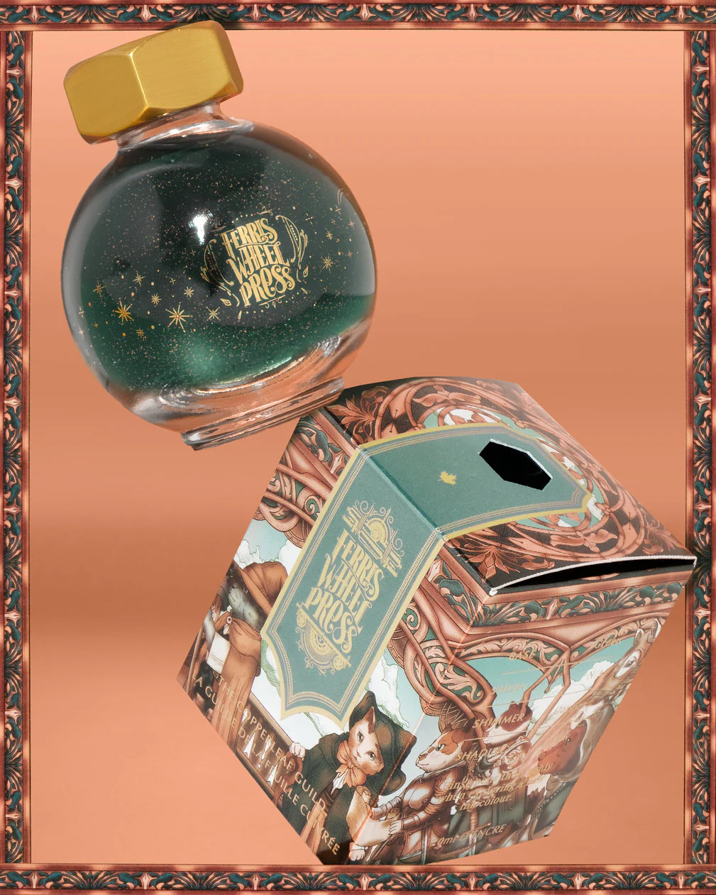 Ferris Wheel Press The Book of Knights Series - Copperleaf Guild - 20ml Bottled Ink - Image 10