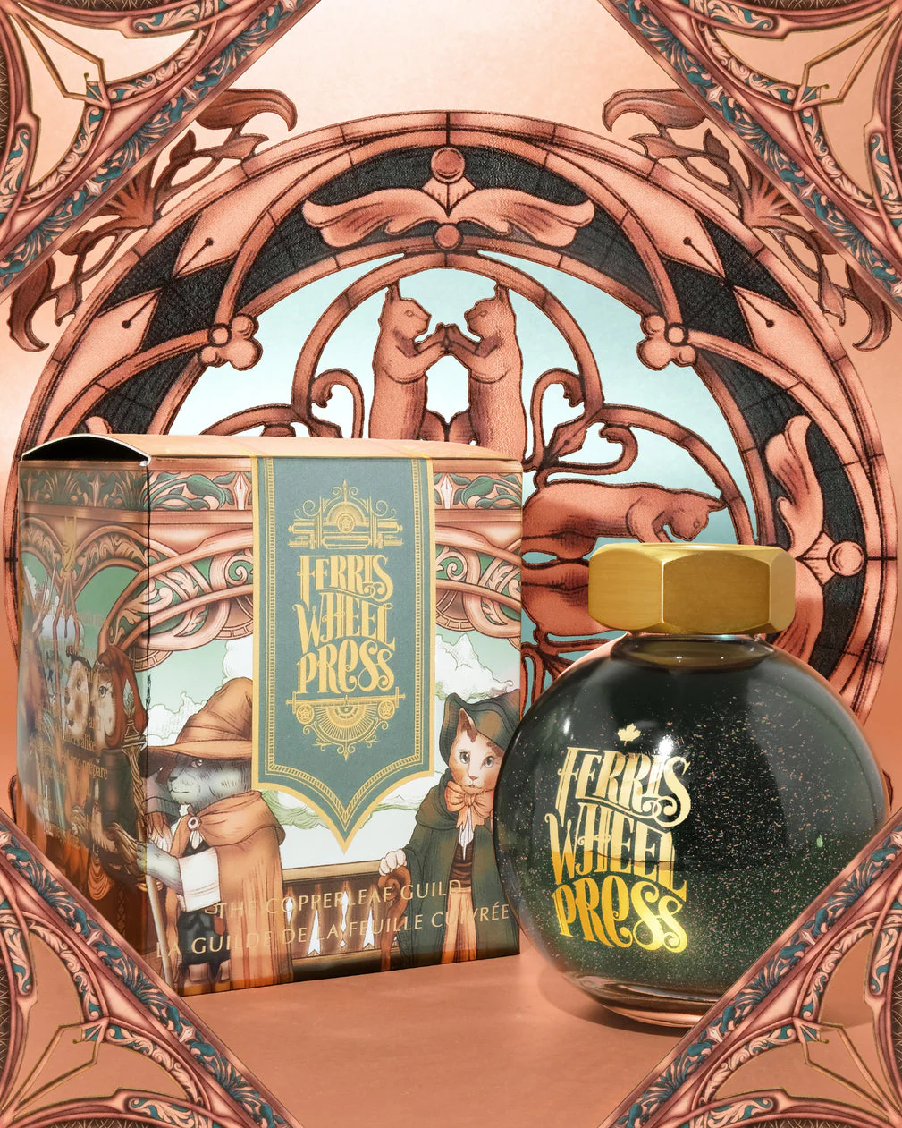 Ferris Wheel Press The Book of Knights Series - Copperleaf Guild - 20ml Bottled Ink - Image 11