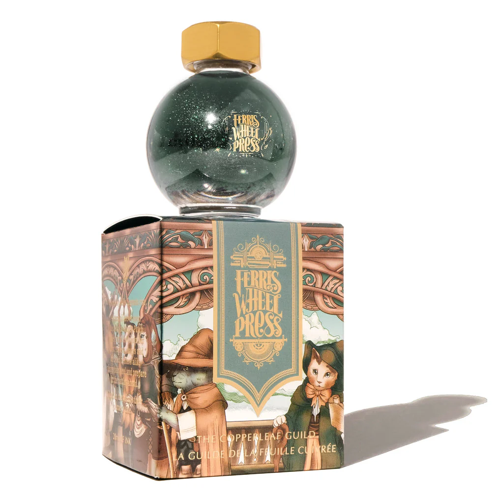 Ferris Wheel Press The Book of Knights Series - Copperleaf Guild - 20ml Bottled Ink - Image 3