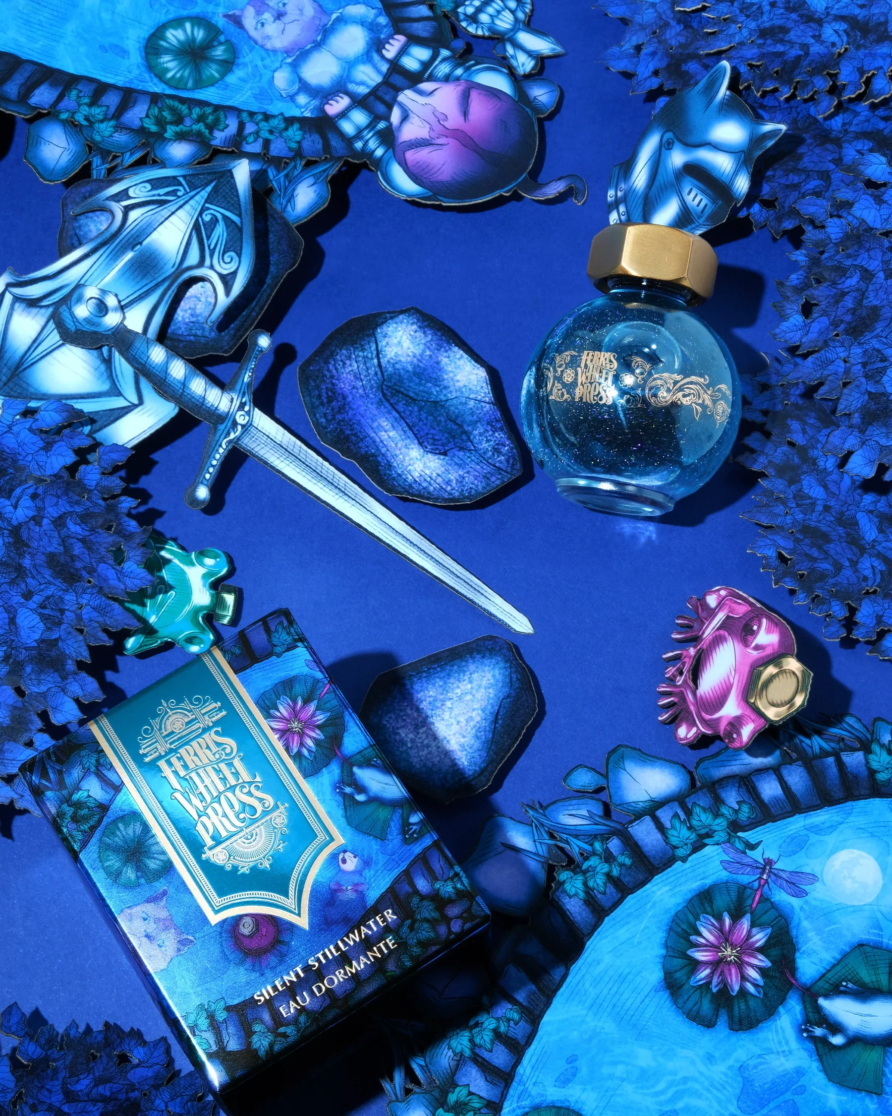 Ferris Wheel Press The Book of Knights Series - Silent Stillwater - 20ml Bottled Ink - Image 16