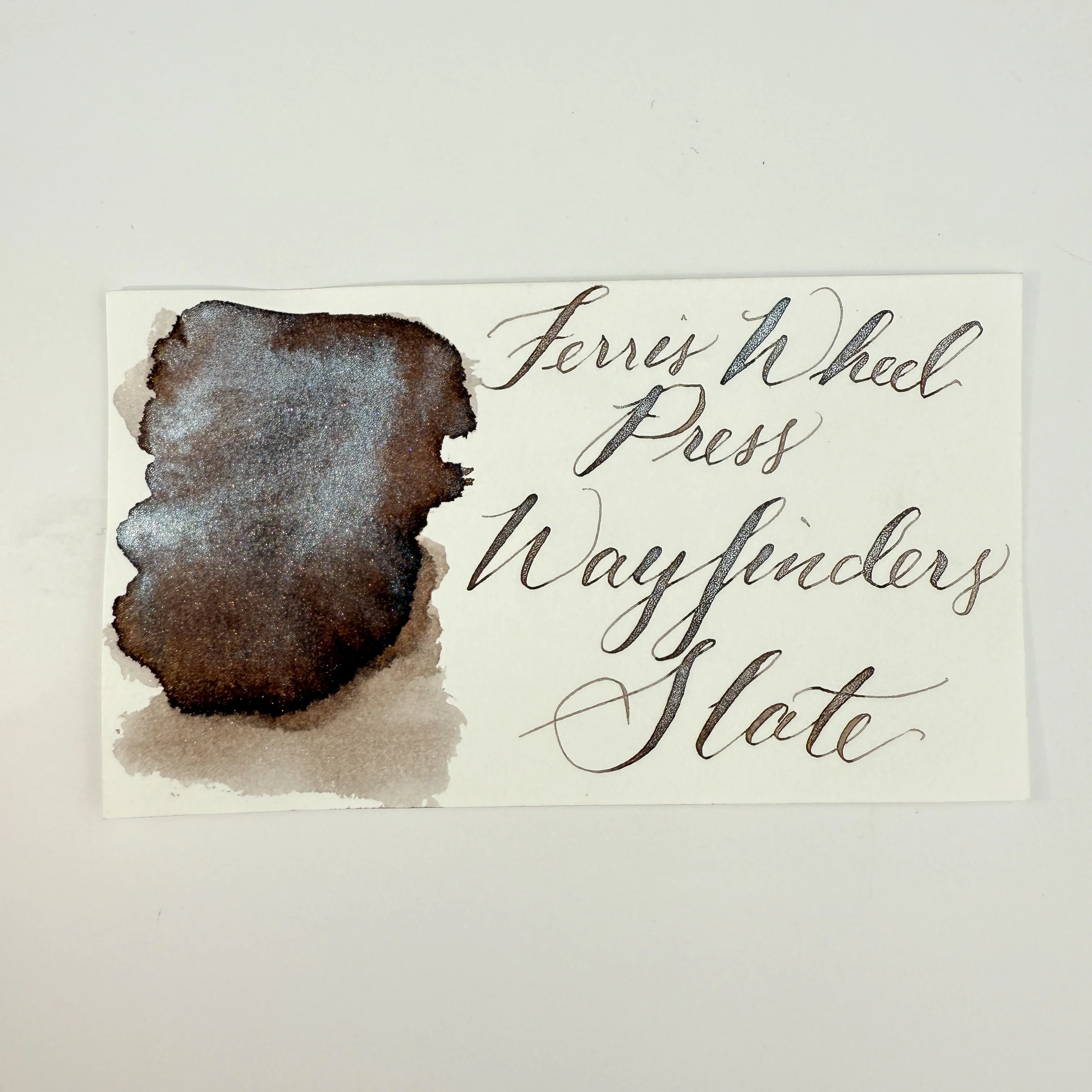 Ferris Wheel Press - Wayfinders Slate- 38ml Bottled Ink (Special Edition) - Image 2