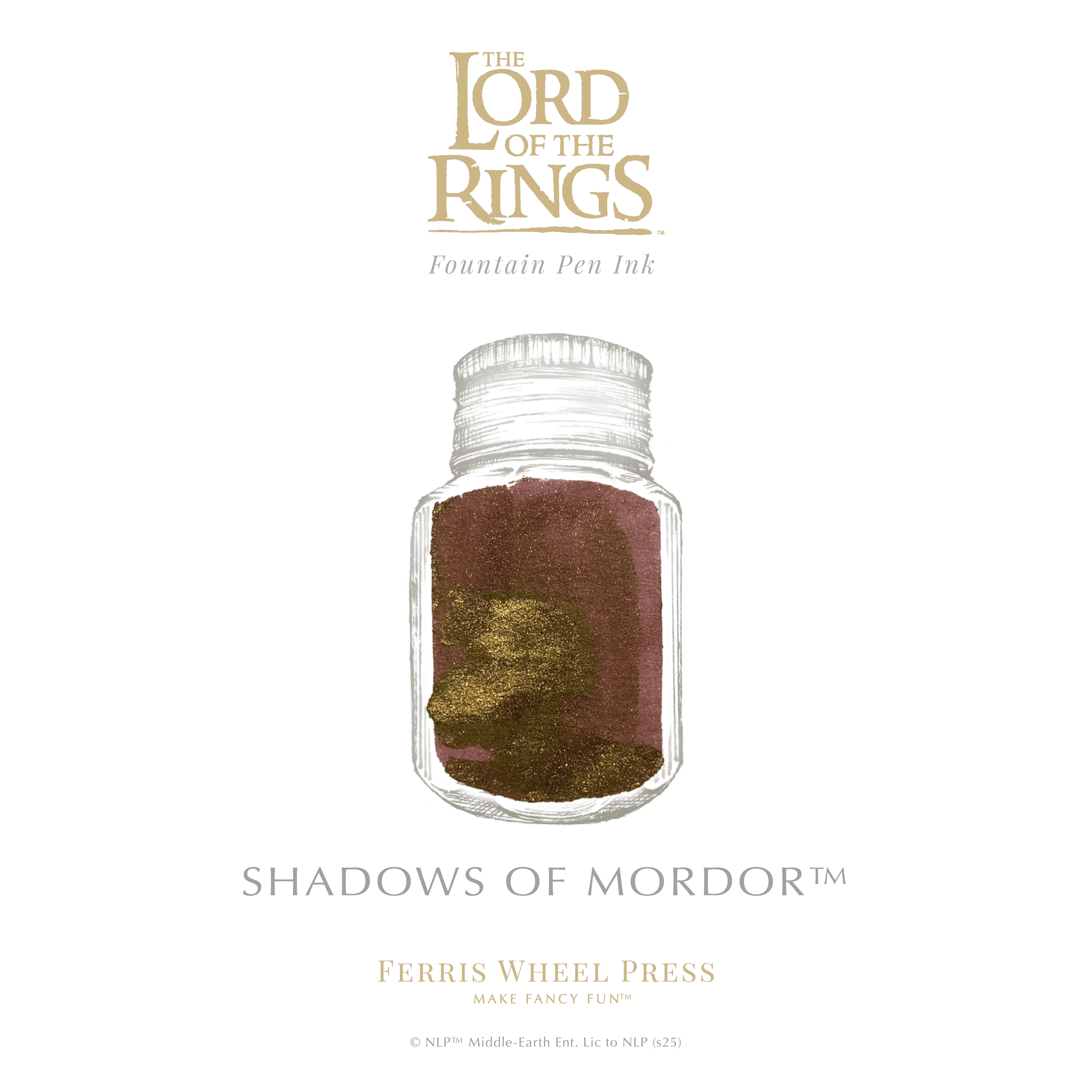 Ferris Wheel Press x Lord of The Rings - Shadows of Mordor Bottled Ink (Special Edition) - Image 10