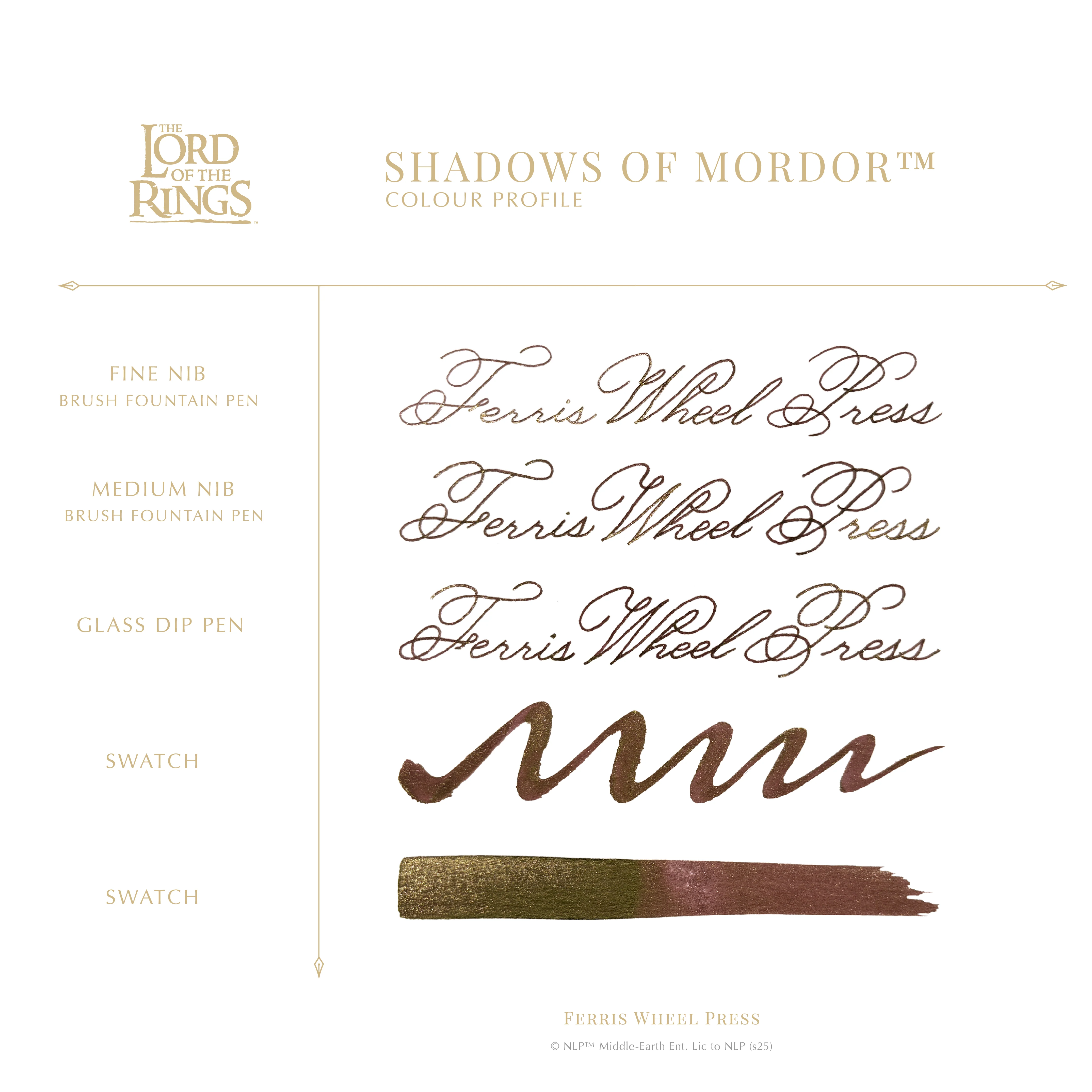 Ferris Wheel Press x Lord of The Rings - Shadows of Mordor Bottled Ink (Special Edition) - Image 9