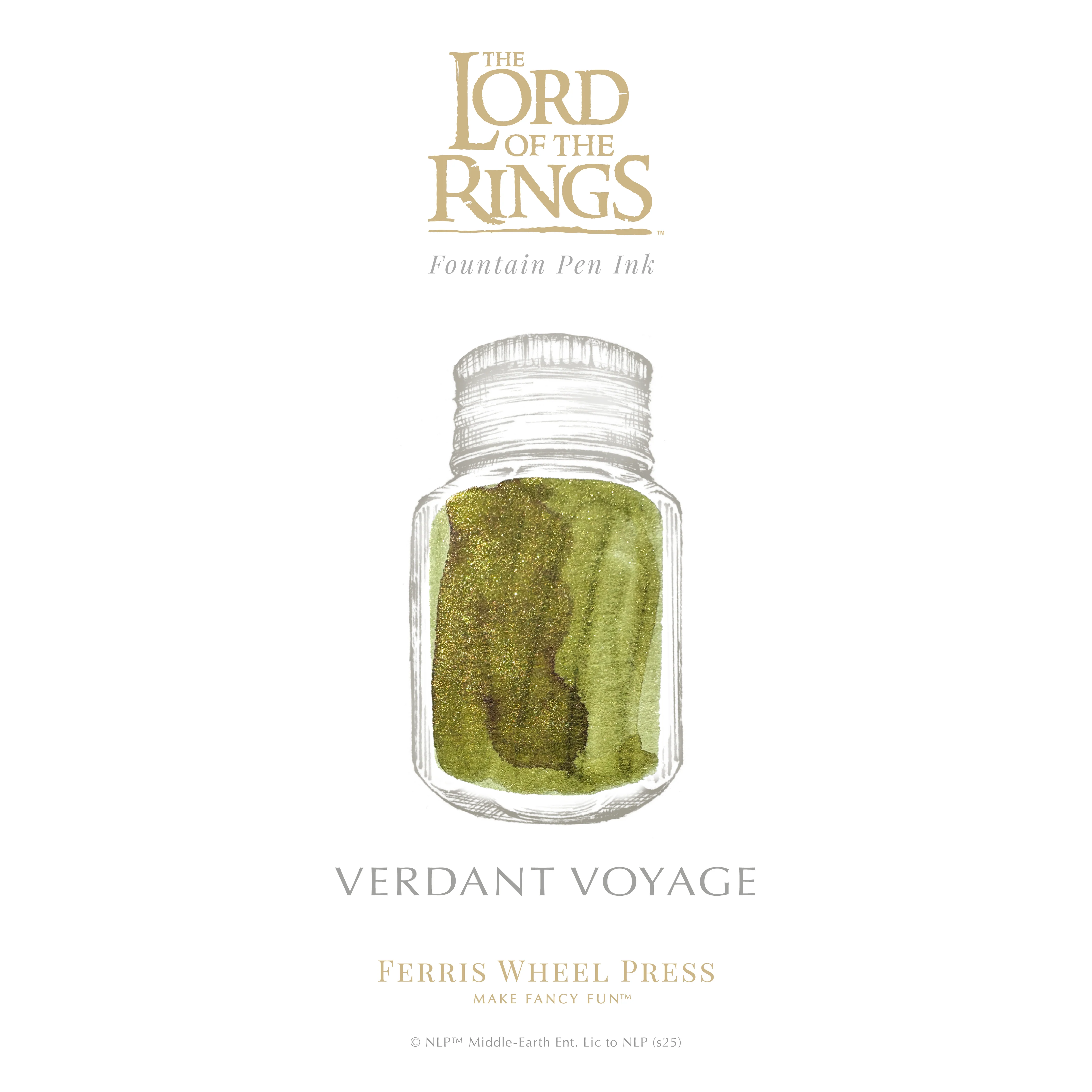 Ferris Wheel Press x Lord of The Rings - Verdant Voyage Bottled Ink (Special Edition) - Image 5