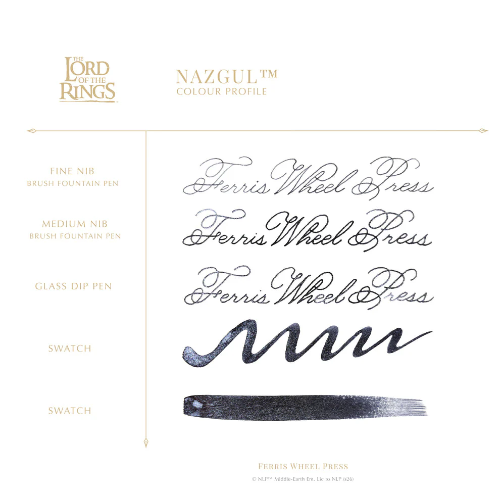 Ferris Wheel Press x The Lord of the Rings Nazgûl Bijou Fountain Pen and Ink Set - Image 18