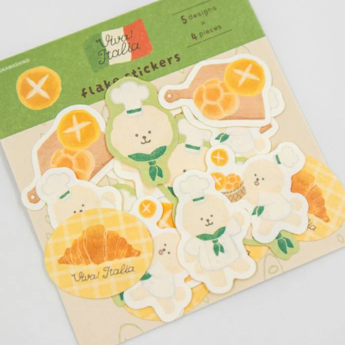 Furukawashiko Flake Stickers - Bread Dog - Image 3