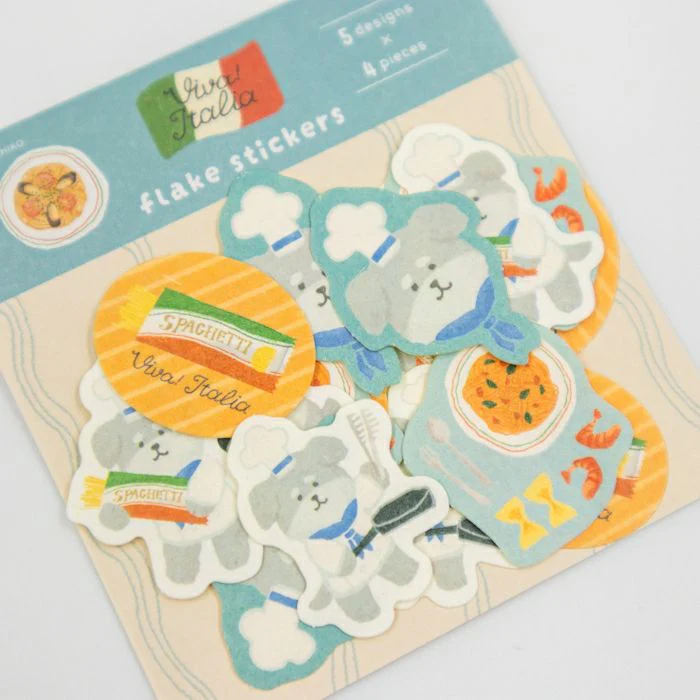 Furukawashiko Flake Stickers - Pasta Dog - Image 3