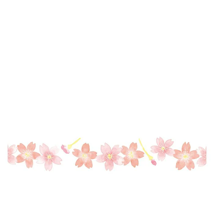 Furukawashiko Mini Horizontal Letter Set - Pink Sakura - Image 2