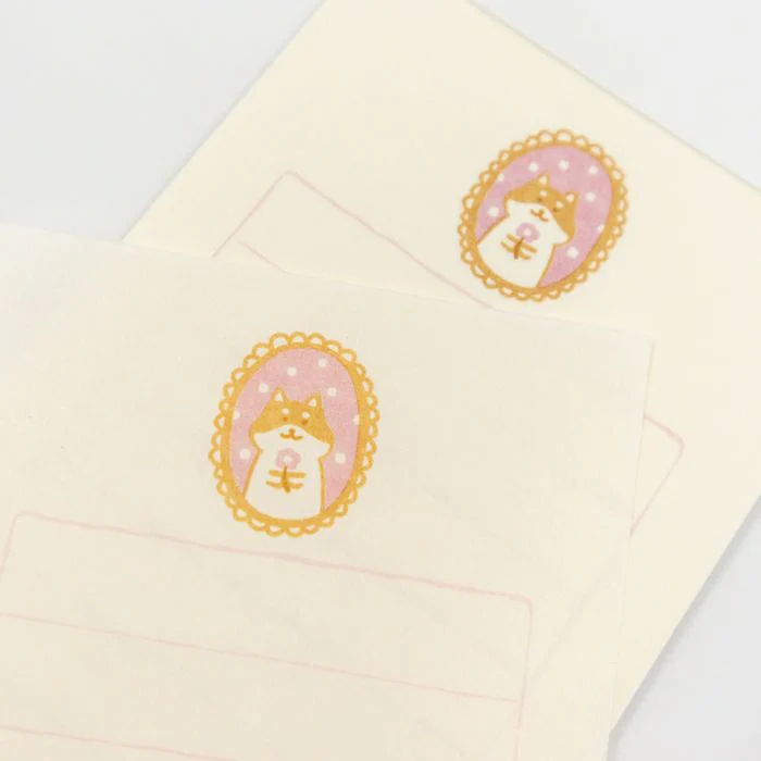 Furukawashiko Mini Letter Set - Shiba Inu and Gift - Image 3